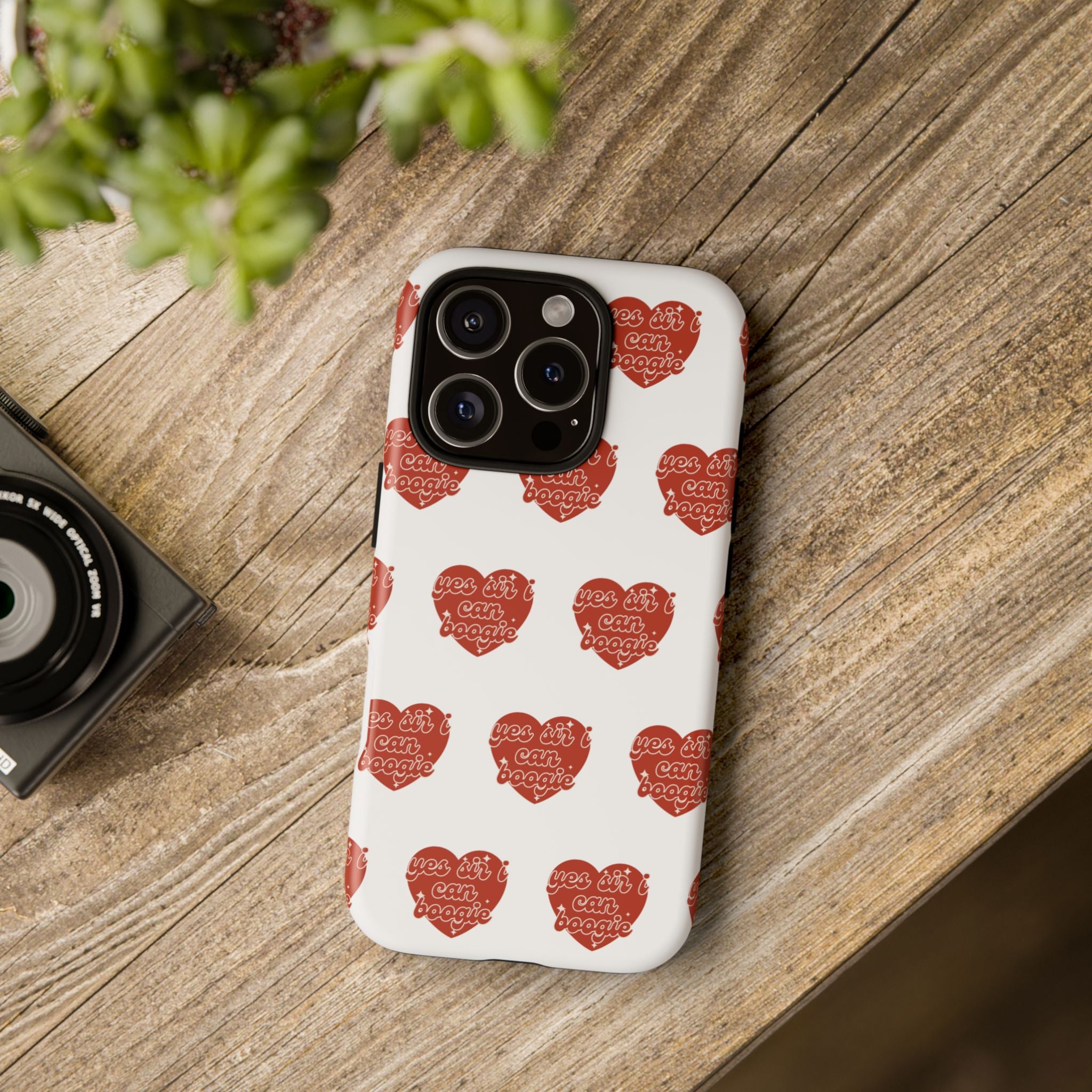 Yes Sir I Can Boogie heart pattern Phone Case | iPhone Samsung protective case
