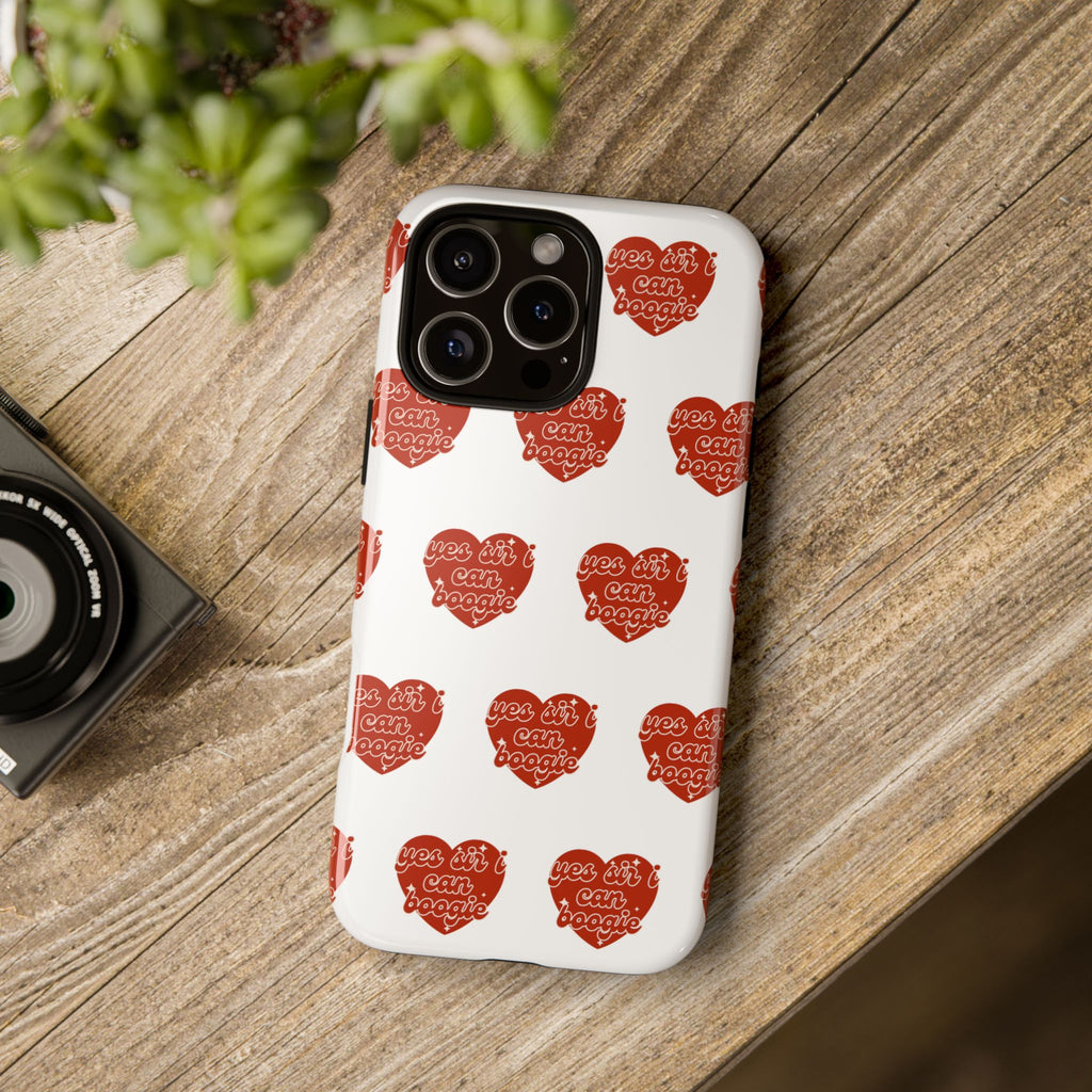 Yes Sir I Can Boogie heart pattern Phone Case | iPhone Samsung protective case