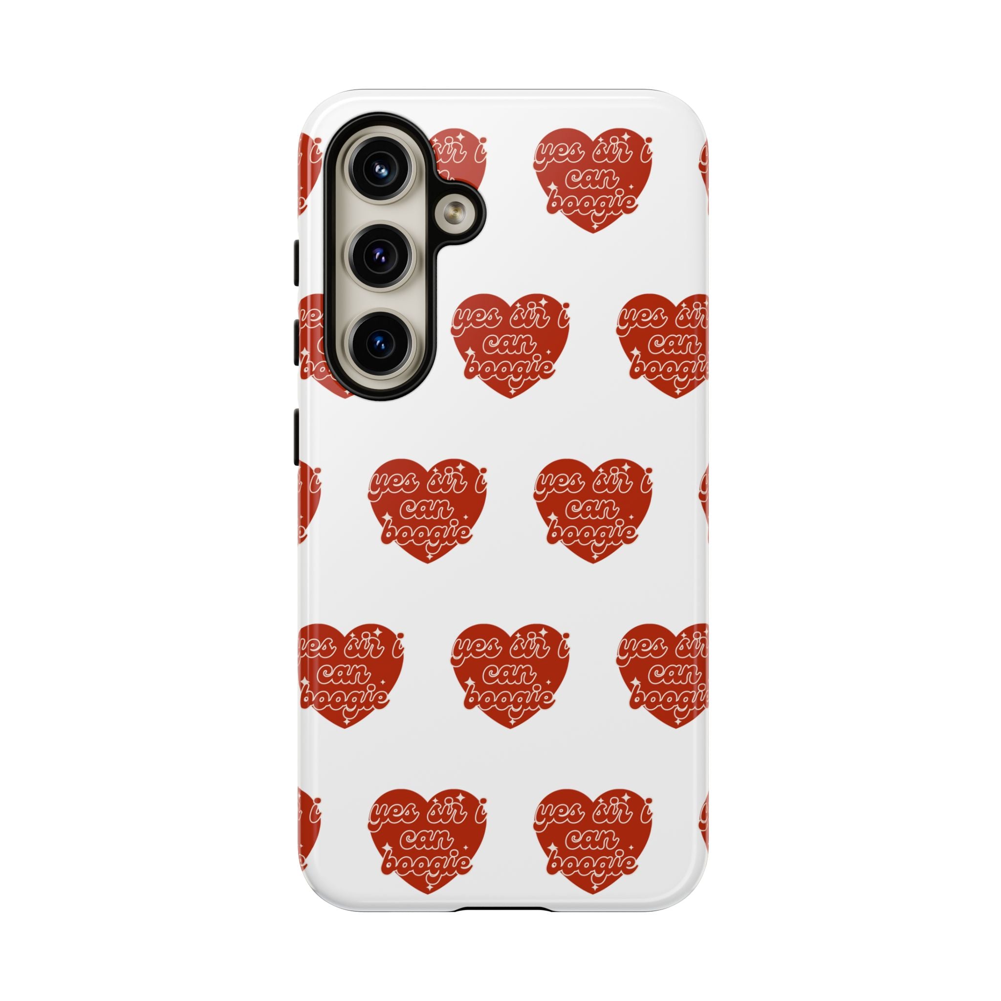 Yes Sir I Can Boogie heart pattern Phone Case | iPhone Samsung protective case
