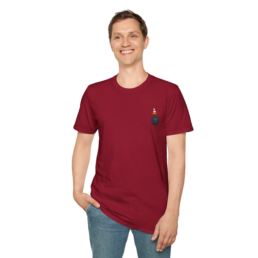 Copy of Boston Skyline Tee — Playful Traffic Cone Graphic (Boston & Scotland Fans)