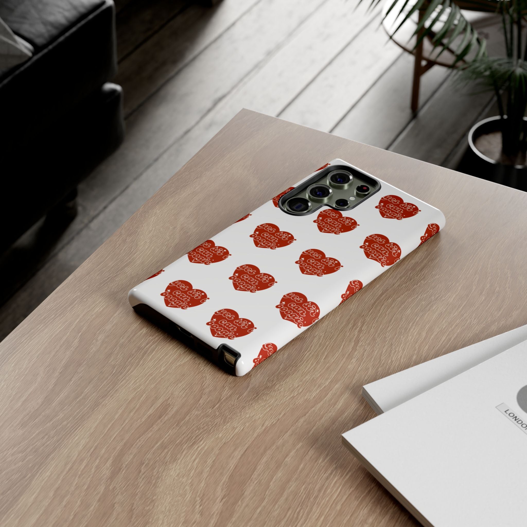 Yes Sir I Can Boogie heart pattern Phone Case | iPhone Samsung protective case