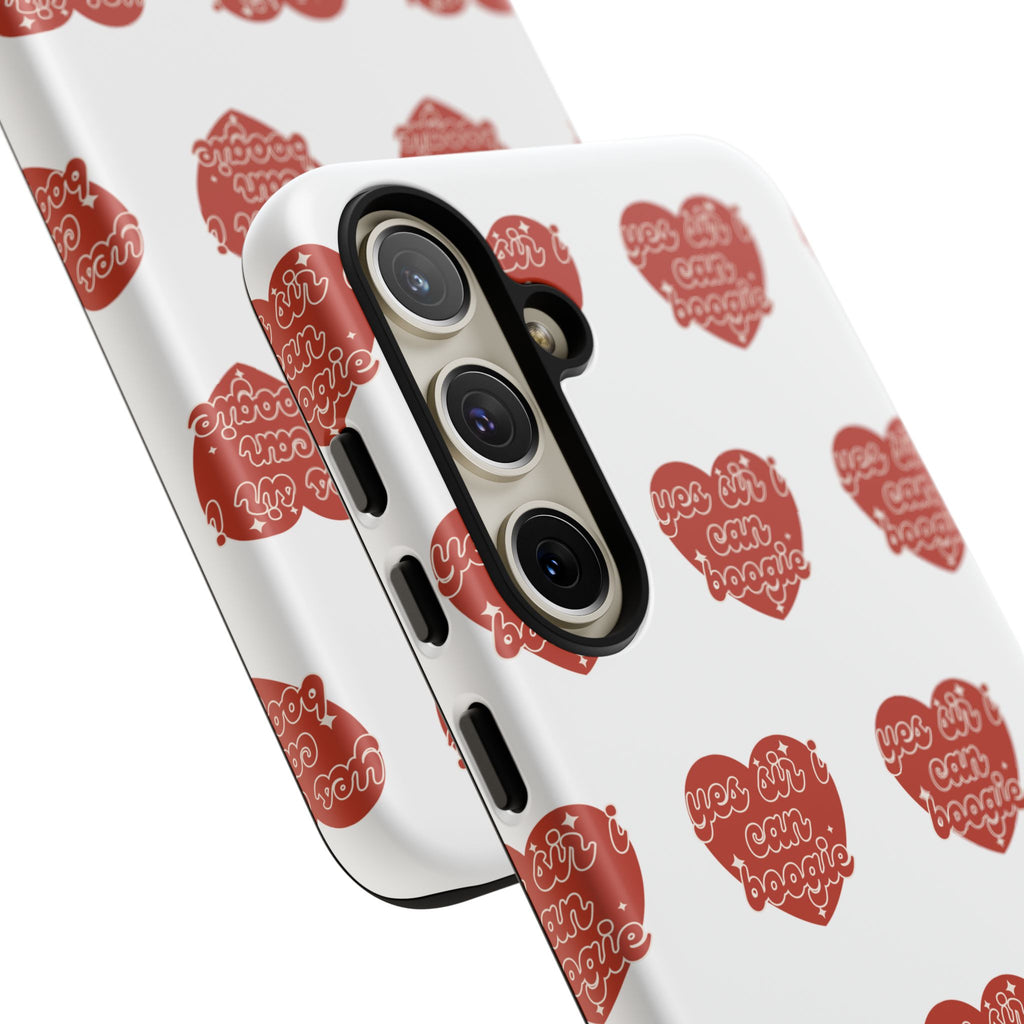 Yes Sir I Can Boogie heart pattern Phone Case | iPhone Samsung protective case