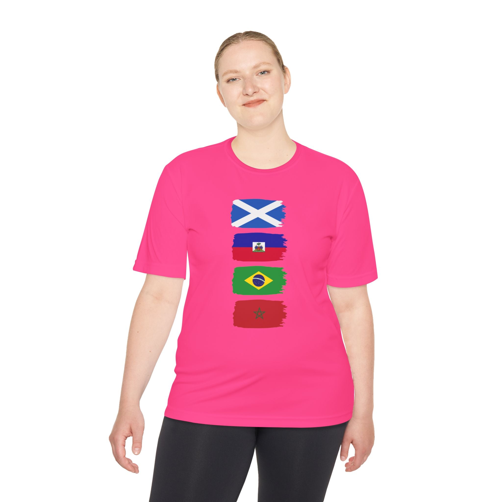 Scotland World Cup Group Flags Tee — Four Nations Soccer T‑Shirt