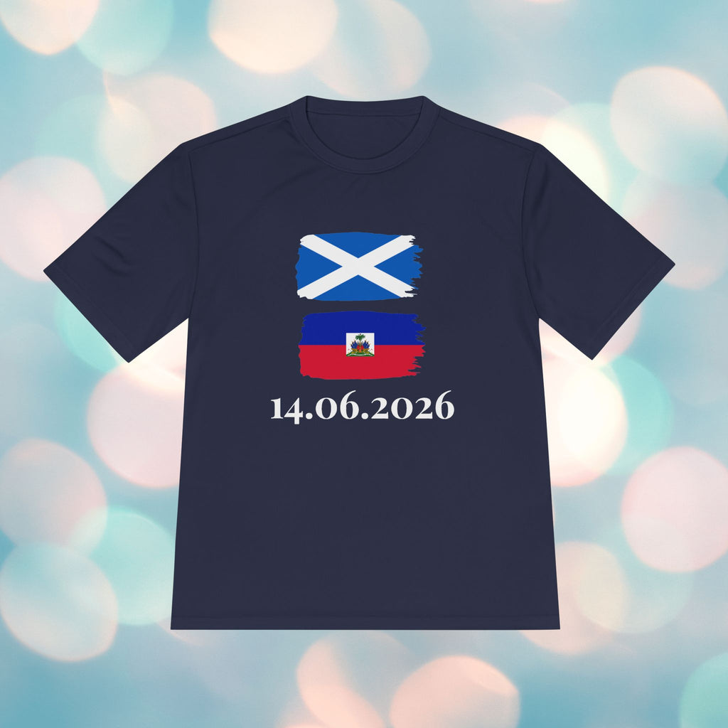 Scotland vs Haiti World Cup Tee — Match Date Comfy Soccer Shirt