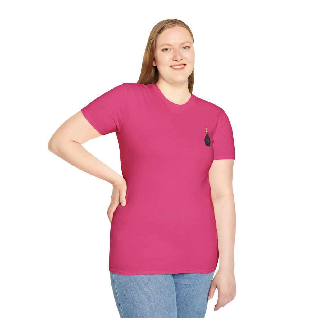 Copy of Boston Skyline Tee — Playful Traffic Cone Graphic (Boston & Scotland Fans)