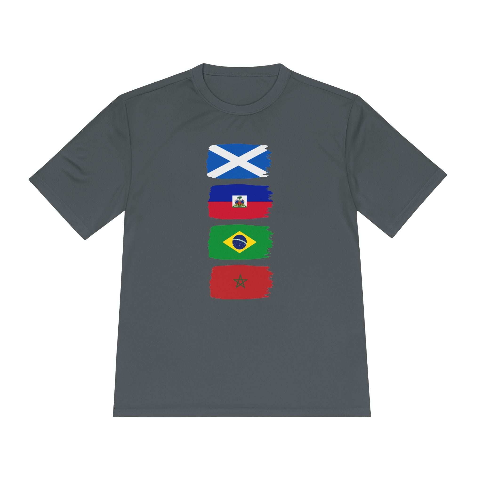 Scotland World Cup Group Flags Tee — Four Nations Soccer T‑Shirt