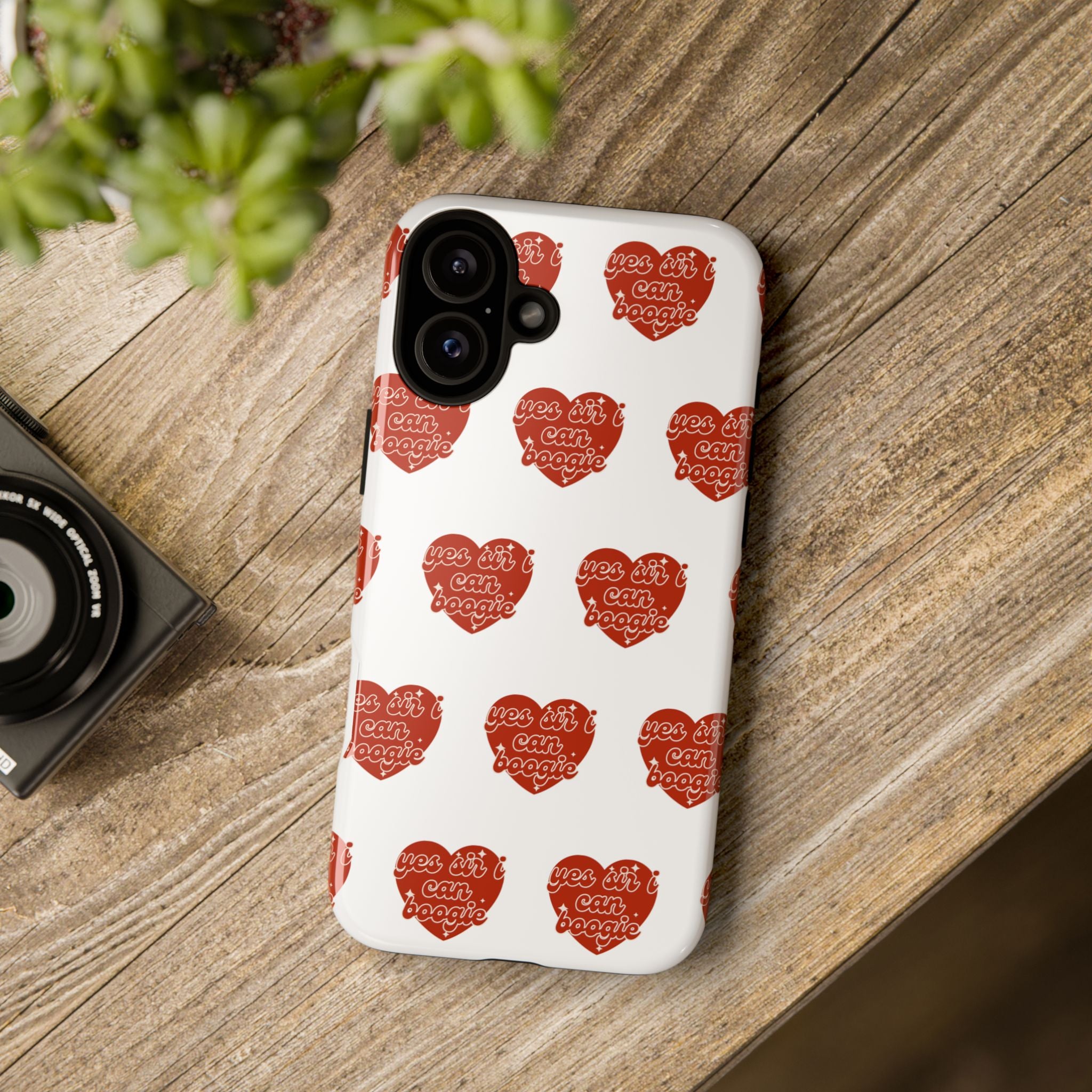 Yes Sir I Can Boogie heart pattern Phone Case | iPhone Samsung protective case