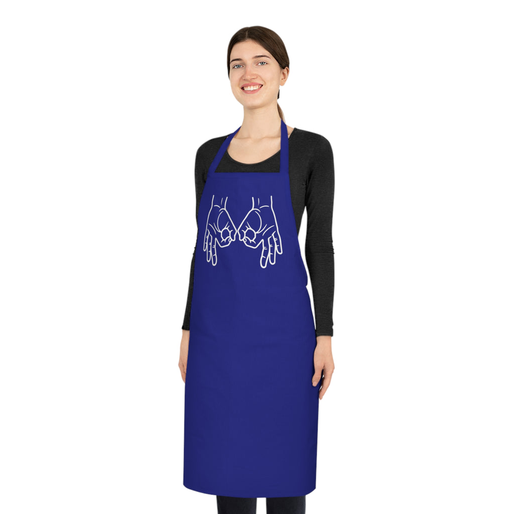 Scottish Football Celebration Cotton Apron — Fun Soccer Kitchen Apron