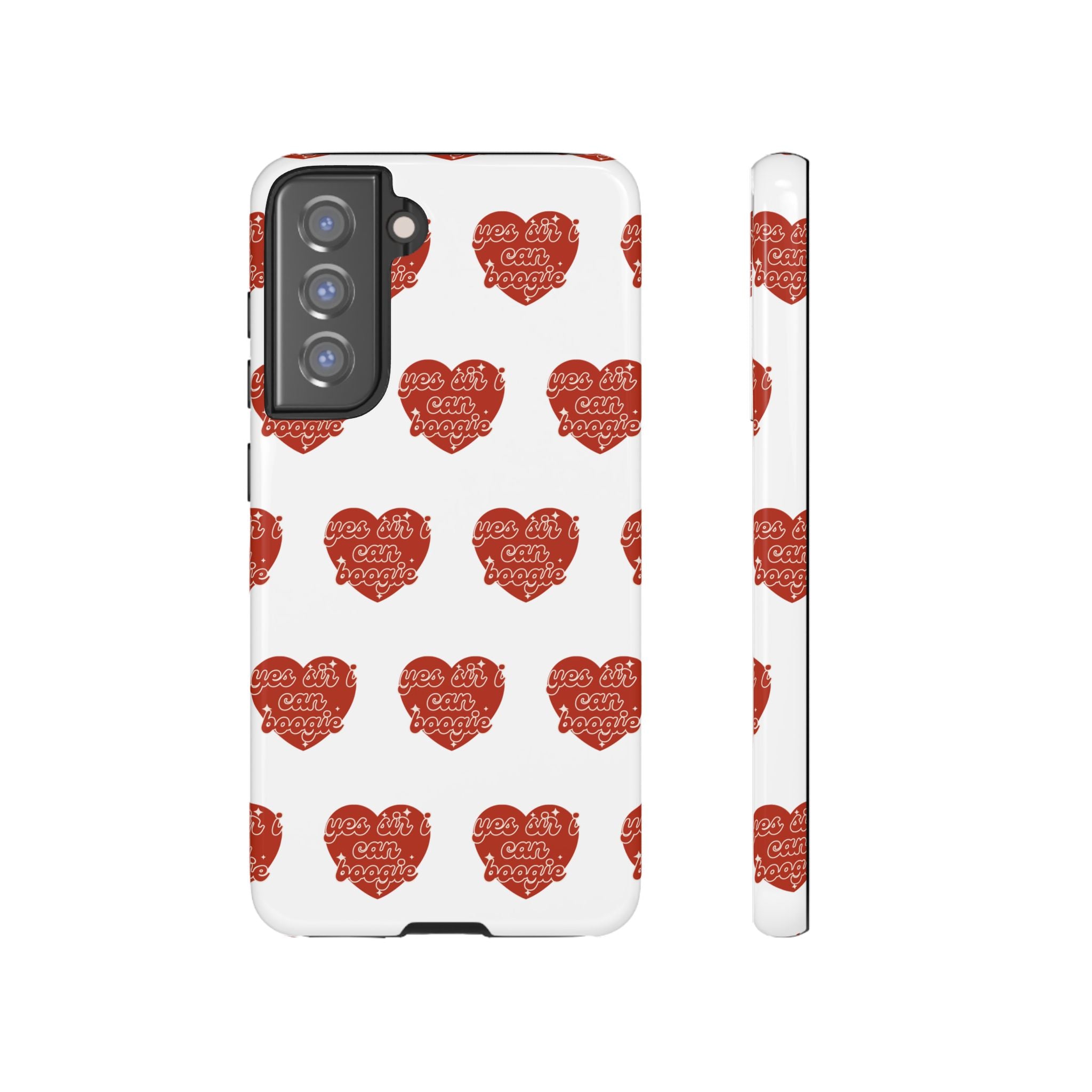 Yes Sir I Can Boogie heart pattern Phone Case | iPhone Samsung protective case