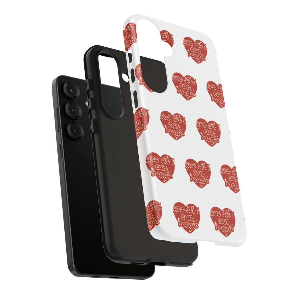 Yes Sir I Can Boogie heart pattern Phone Case | iPhone Samsung protective case