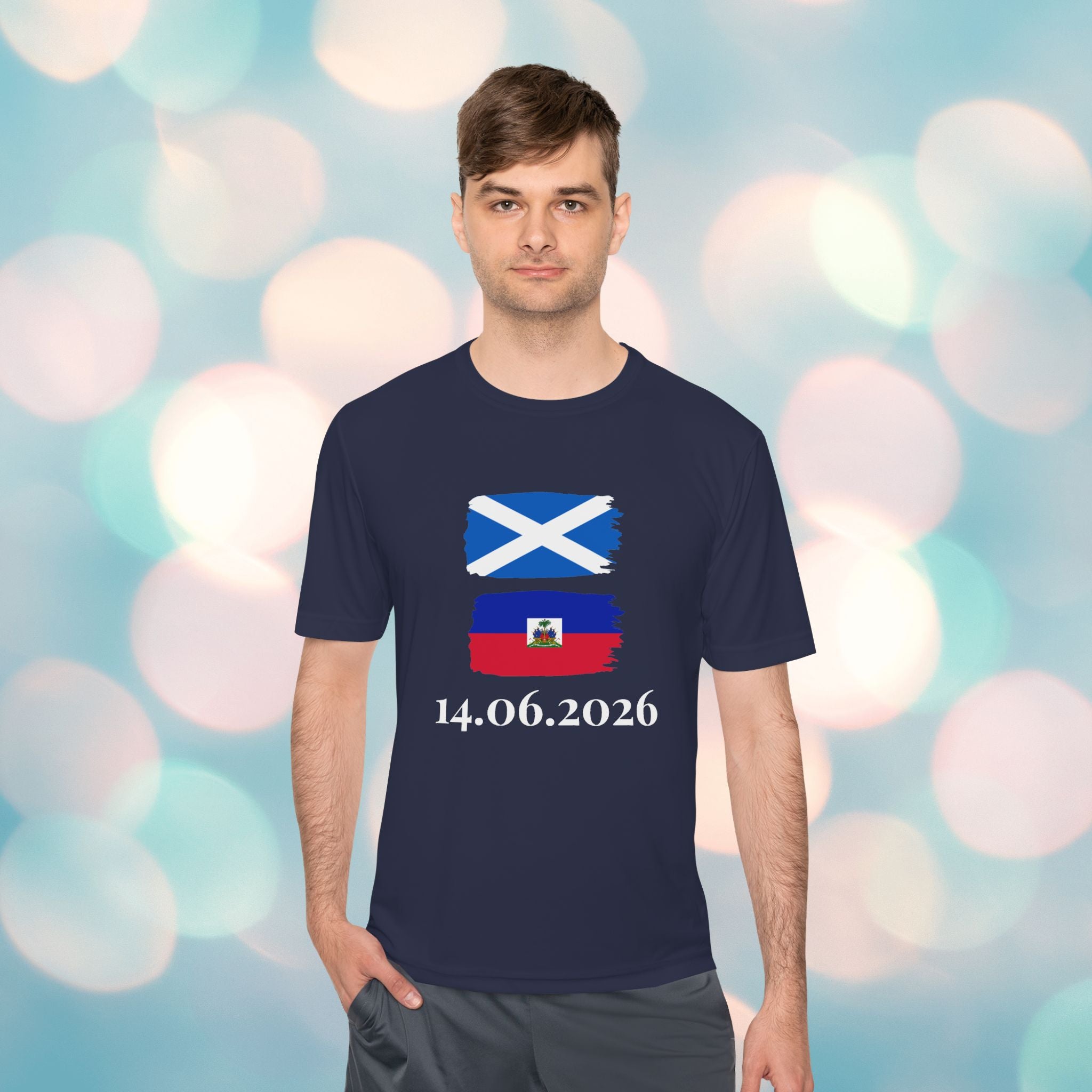 Scotland vs Haiti World Cup Tee — Match Date Comfy Soccer Shirt