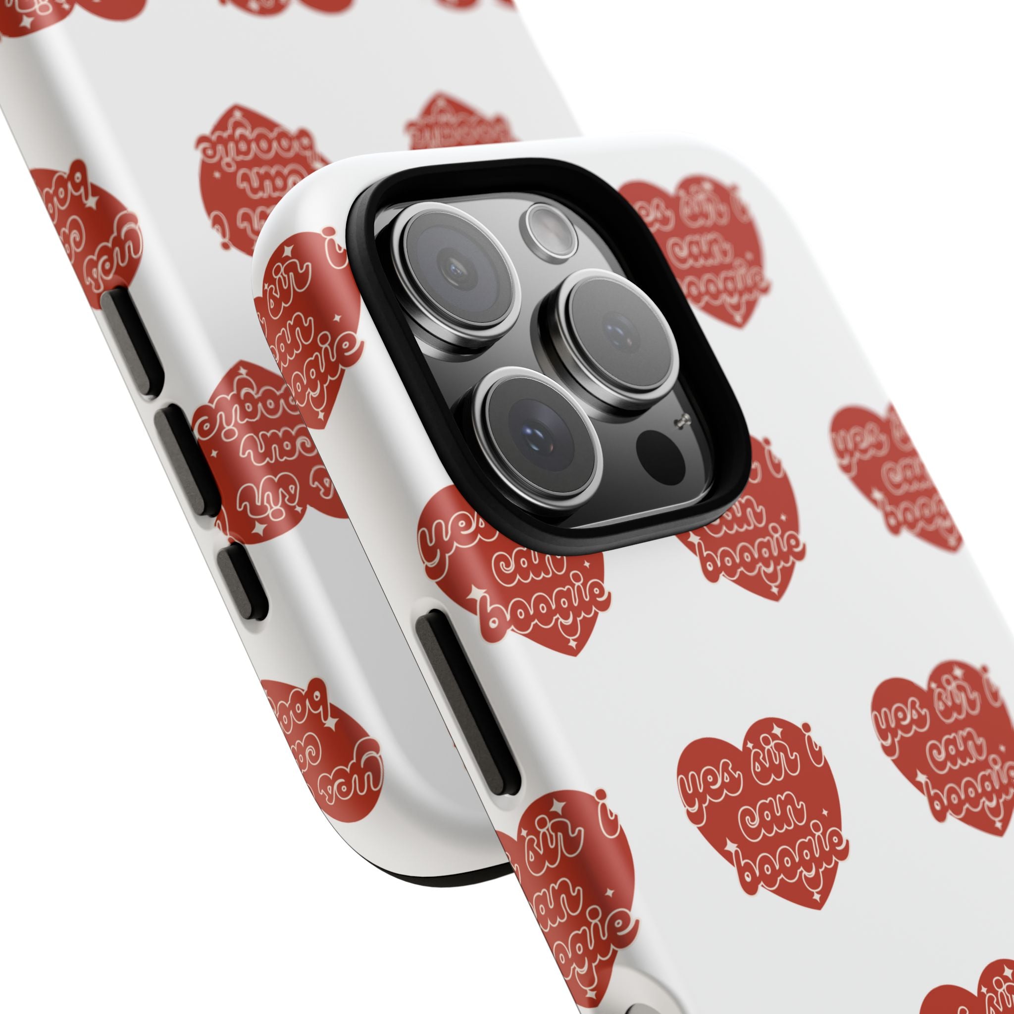 Yes Sir I Can Boogie heart pattern Phone Case | iPhone Samsung protective case