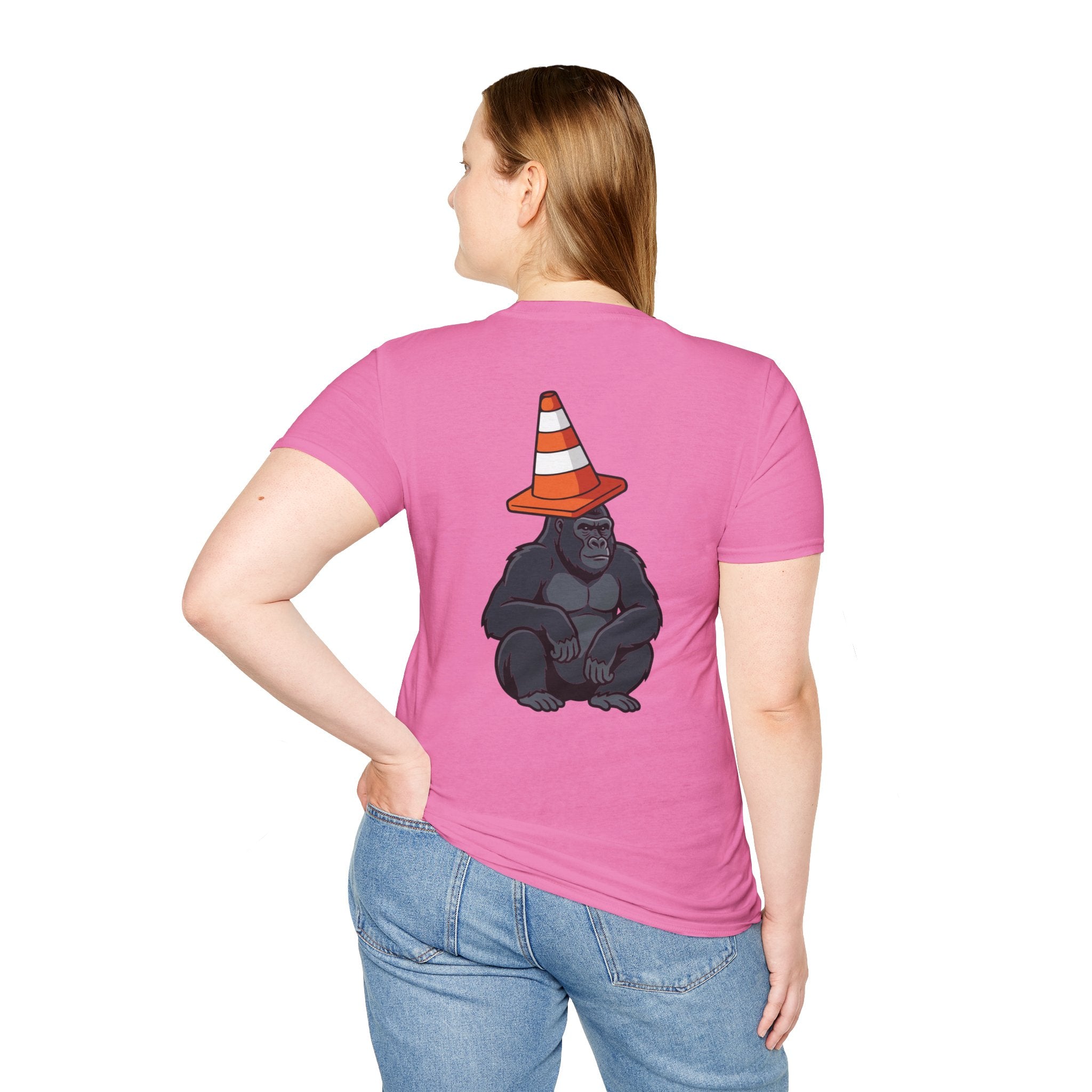 Copy of Boston Skyline Tee — Playful Traffic Cone Graphic (Boston & Scotland Fans)