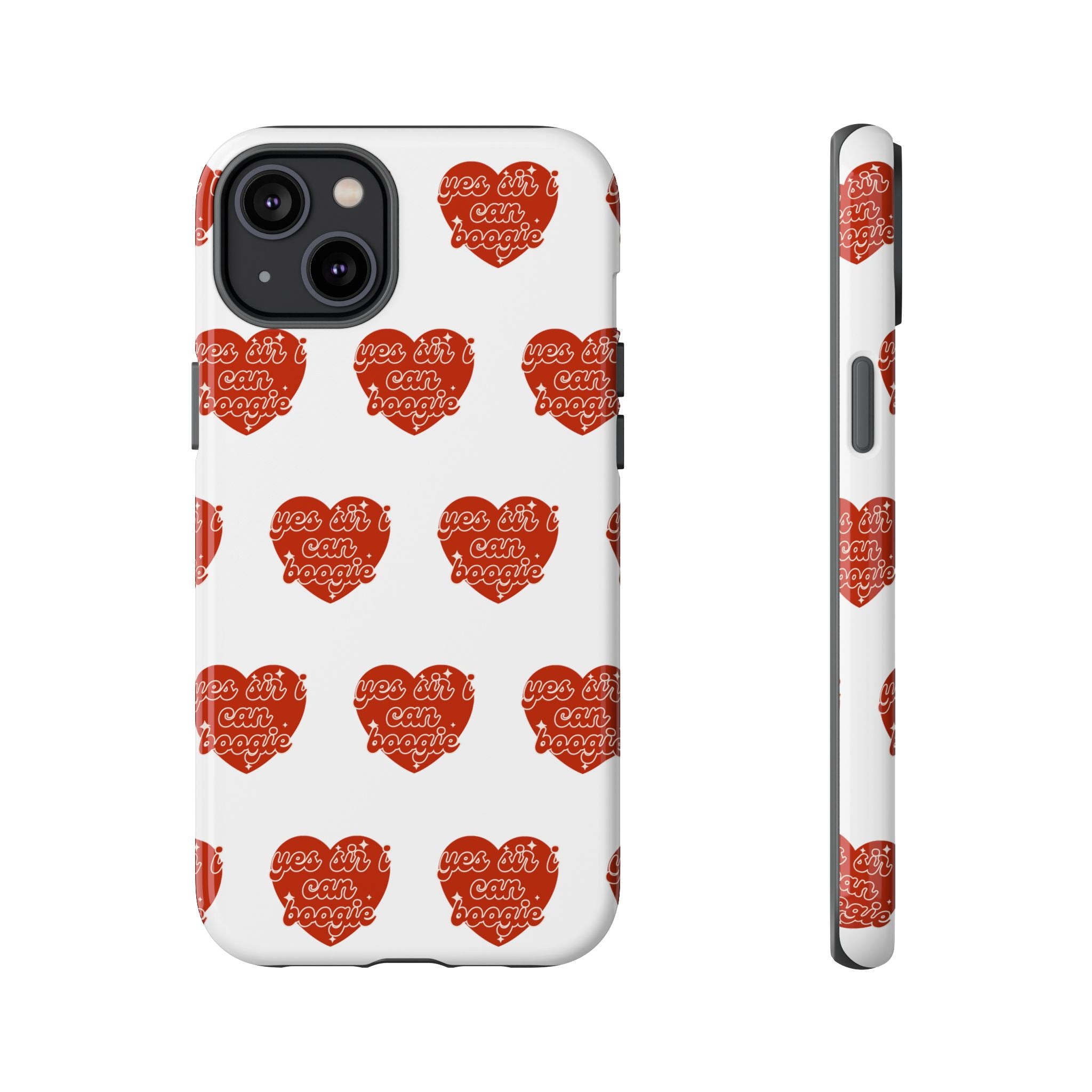 Yes Sir I Can Boogie heart pattern Phone Case | iPhone Samsung protective case