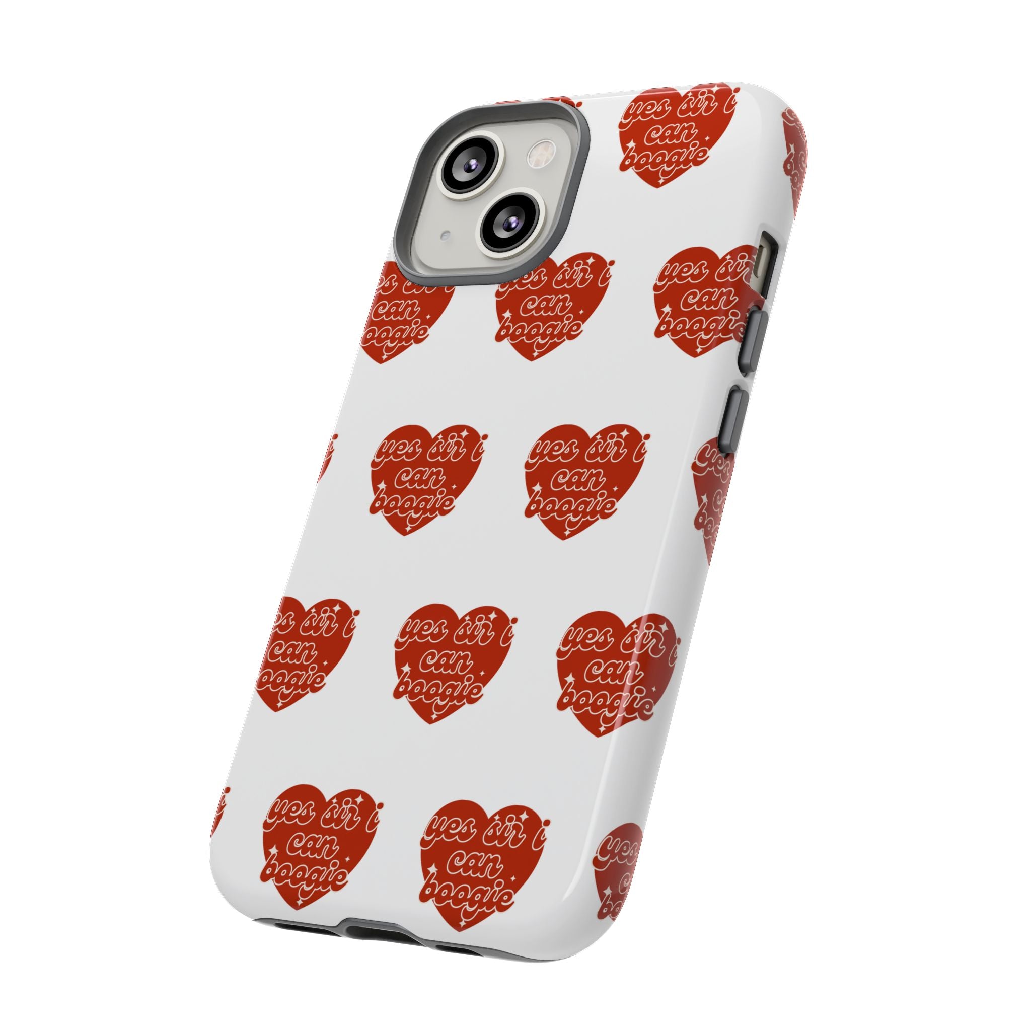 Yes Sir I Can Boogie heart pattern Phone Case | iPhone Samsung protective case
