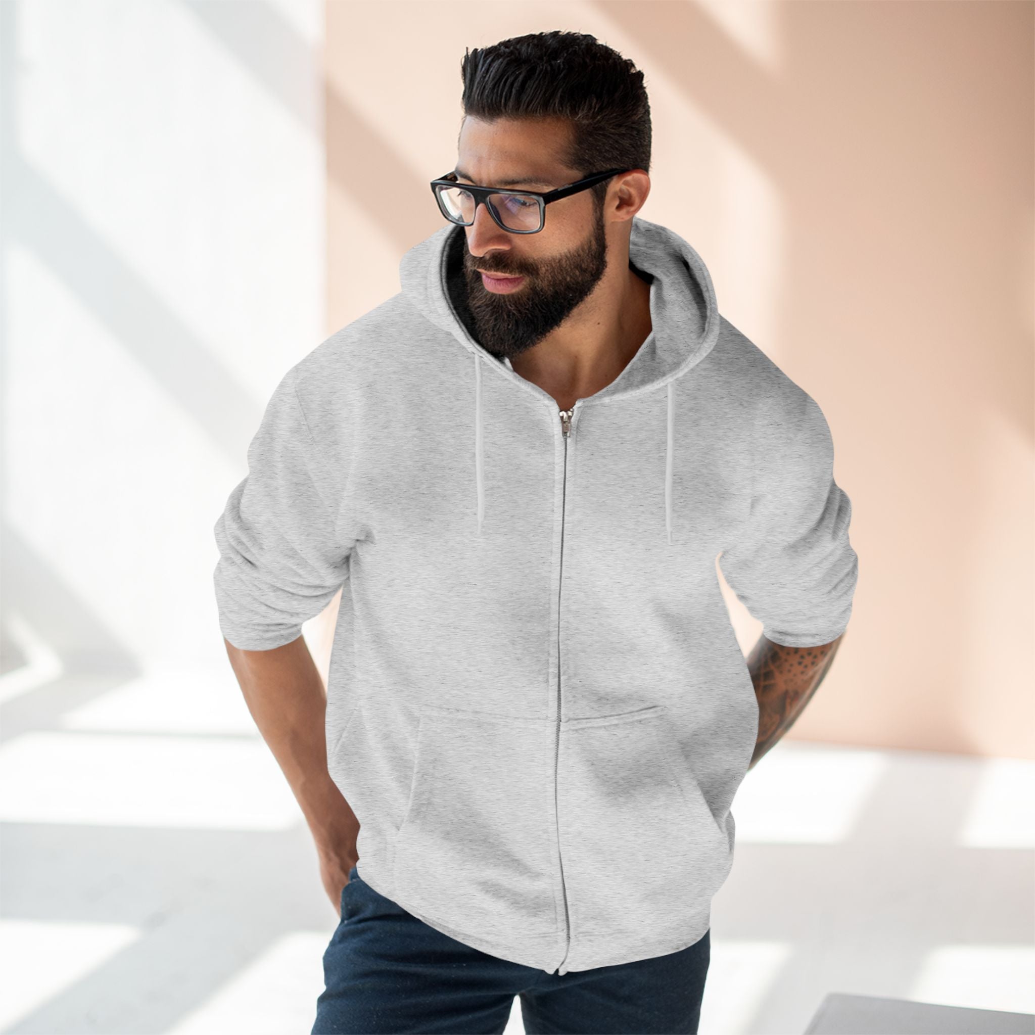 Bride Zip Hoodie — Pink Bubble Letter Bachelorette Hoodie