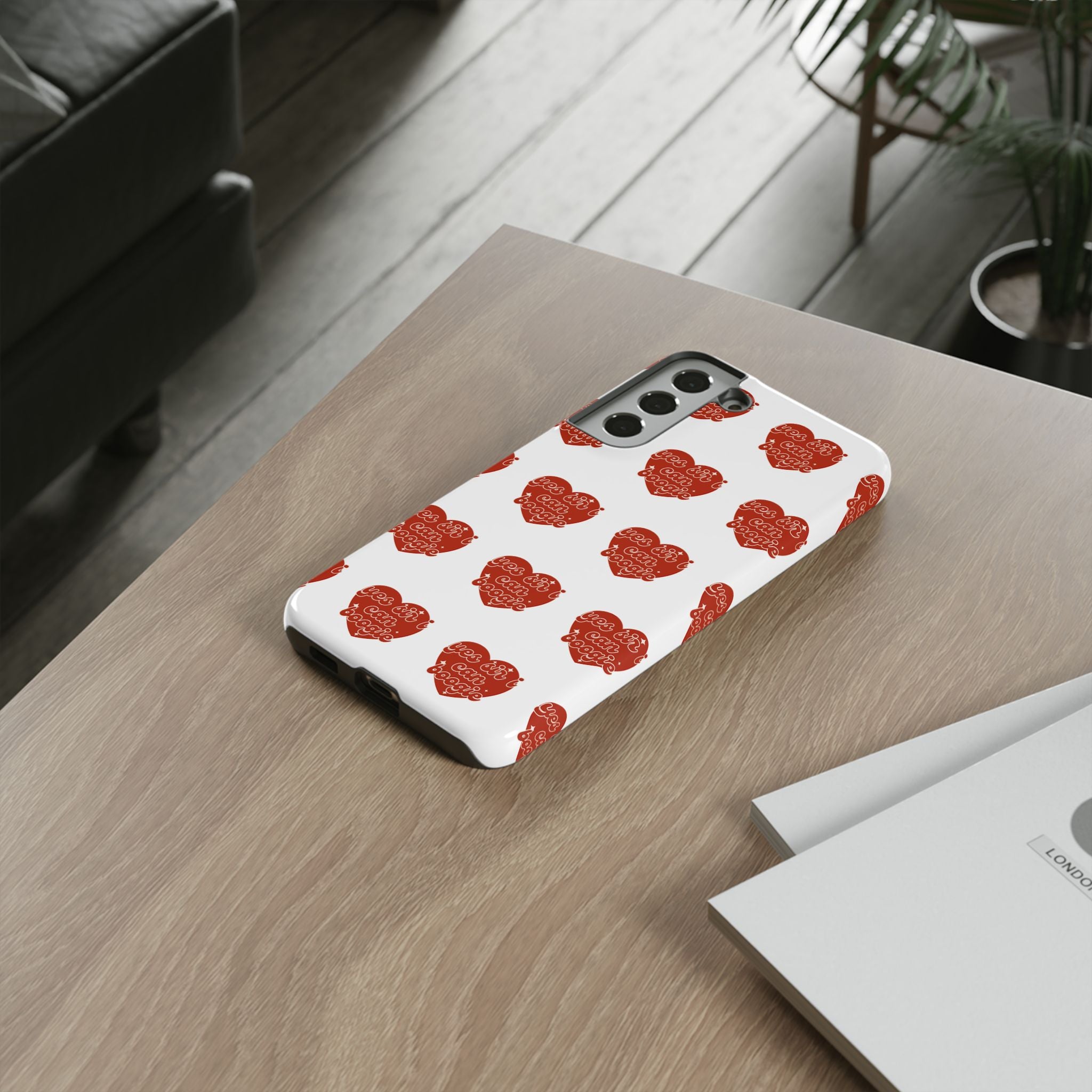 Yes Sir I Can Boogie heart pattern Phone Case | iPhone Samsung protective case