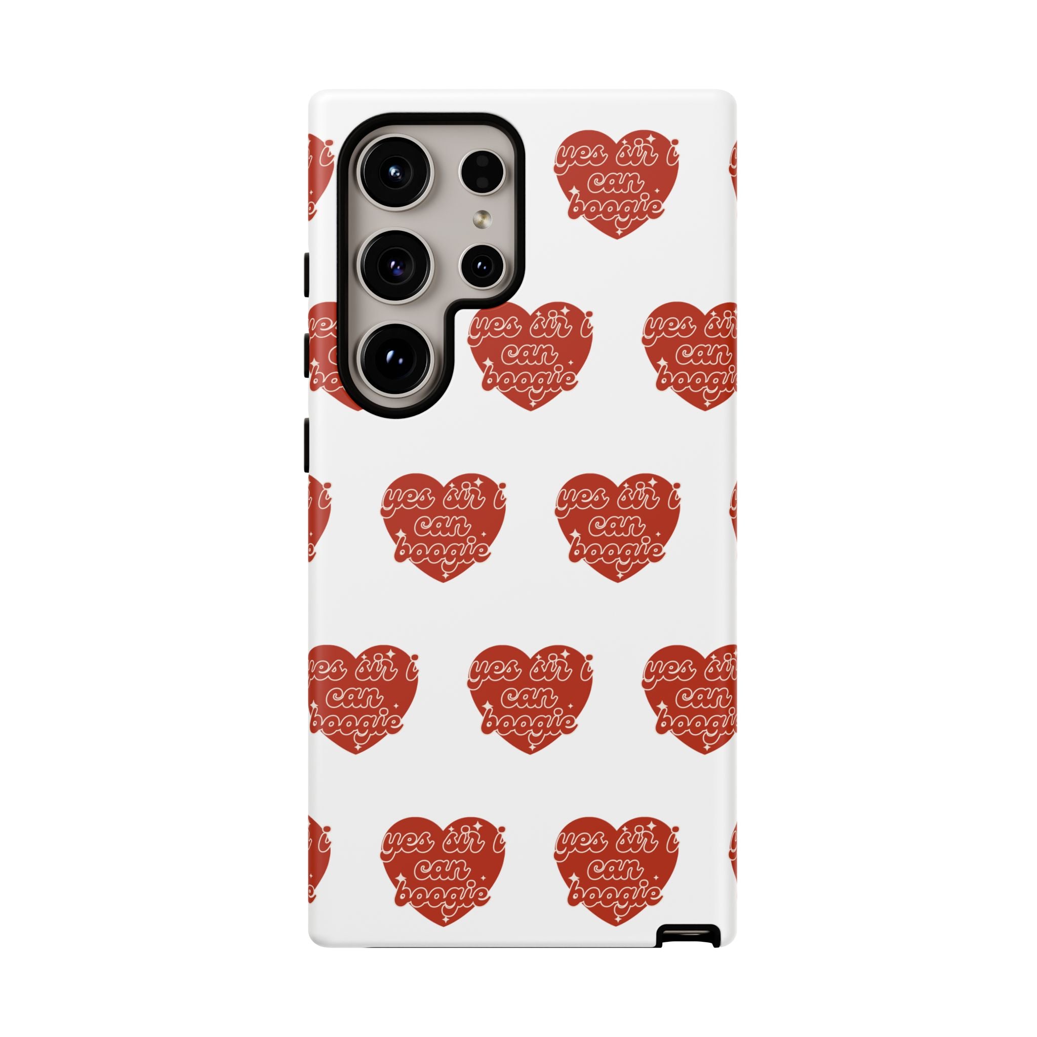 Yes Sir I Can Boogie heart pattern Phone Case | iPhone Samsung protective case