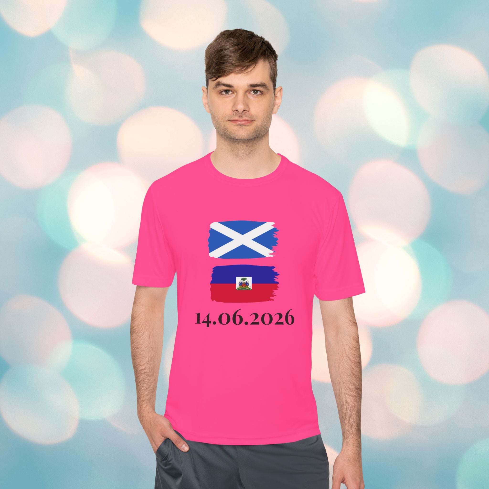 Scotland vs Haiti World Cup Tee — Match Date Comfy Soccer Shirt