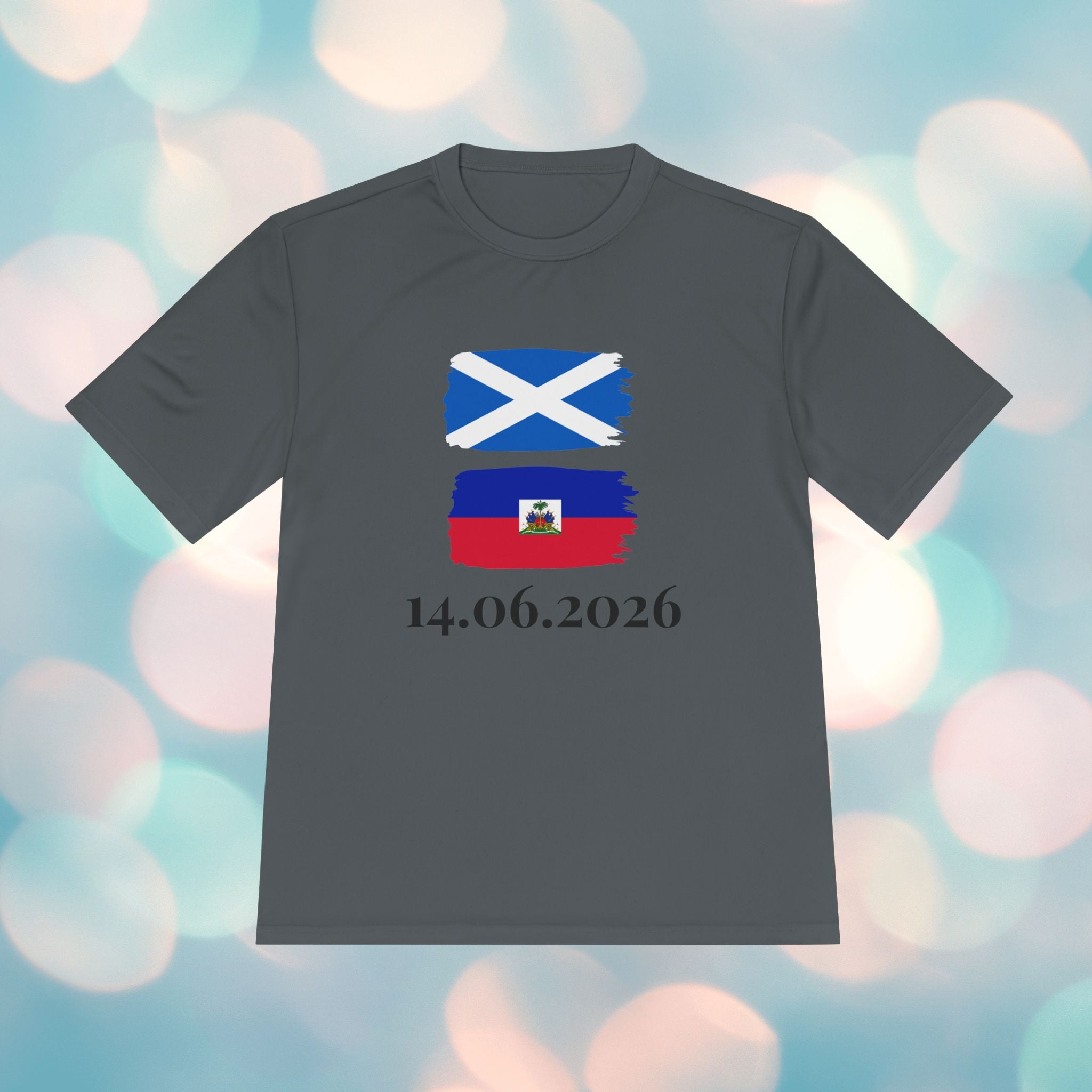 Scotland vs Haiti World Cup Tee — Match Date Comfy Soccer Shirt