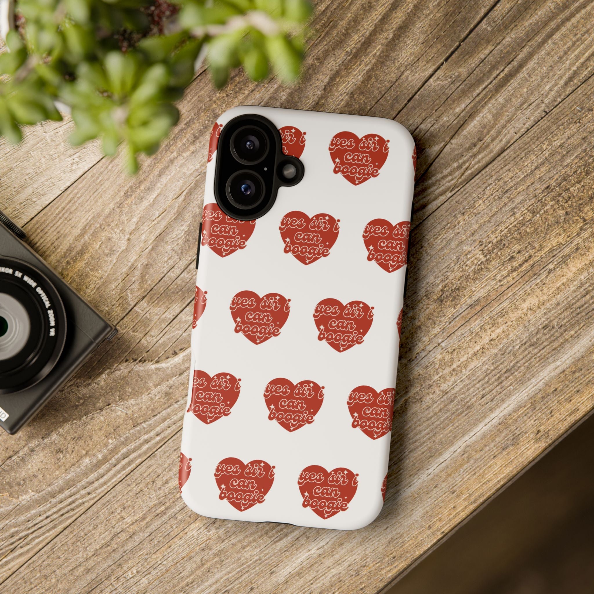 Yes Sir I Can Boogie heart pattern Phone Case | iPhone Samsung protective case