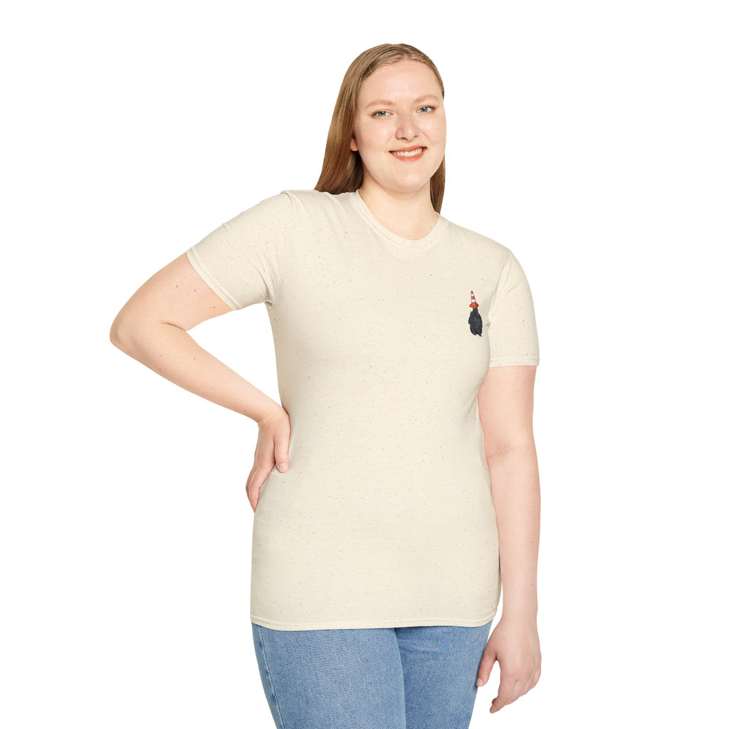 Copy of Boston Skyline Tee — Playful Traffic Cone Graphic (Boston & Scotland Fans)