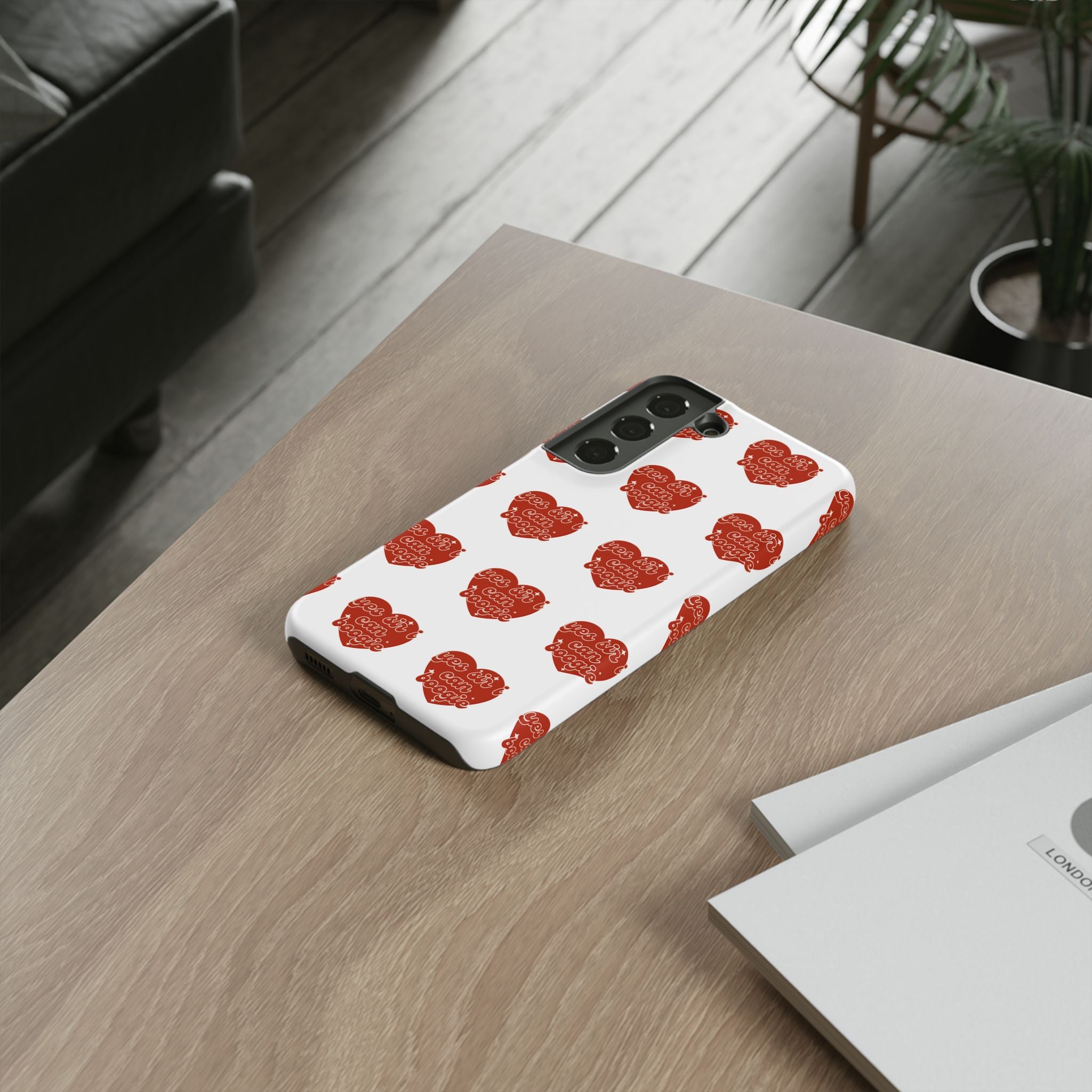Yes Sir I Can Boogie heart pattern Phone Case | iPhone Samsung protective case