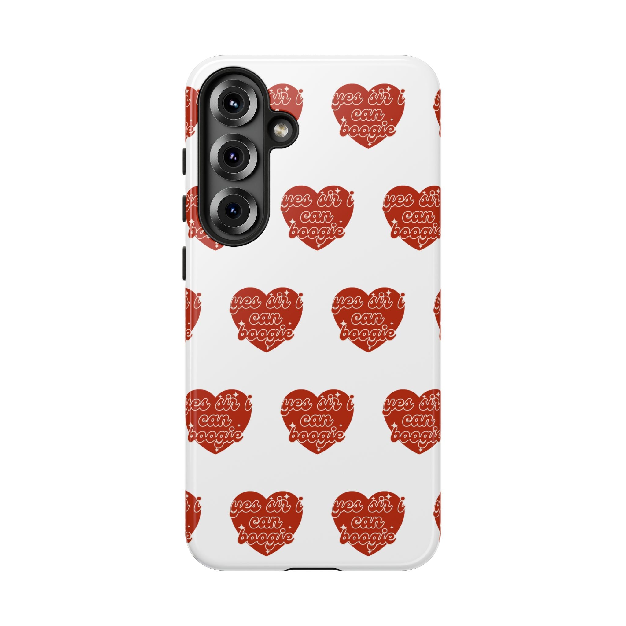 Yes Sir I Can Boogie heart pattern Phone Case | iPhone Samsung protective case
