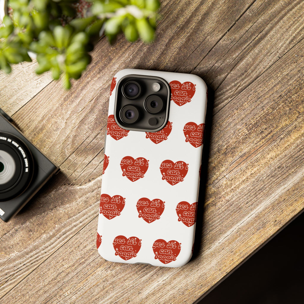 Yes Sir I Can Boogie heart pattern Phone Case | iPhone Samsung protective case