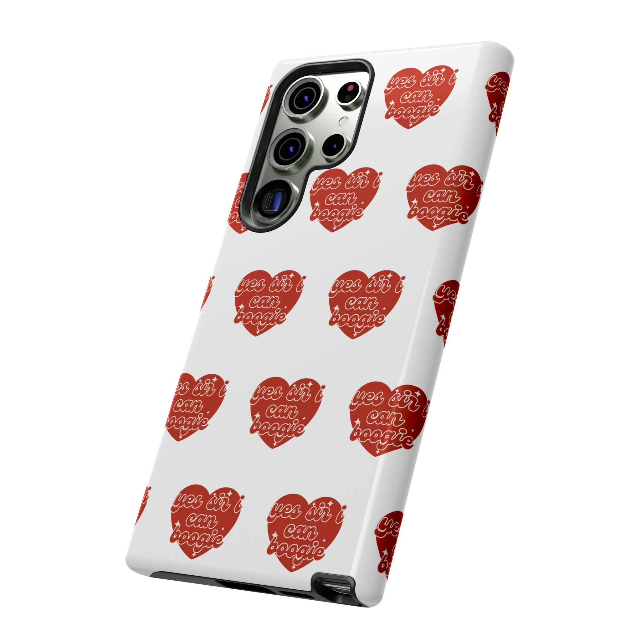 Yes Sir I Can Boogie heart pattern Phone Case | iPhone Samsung protective case