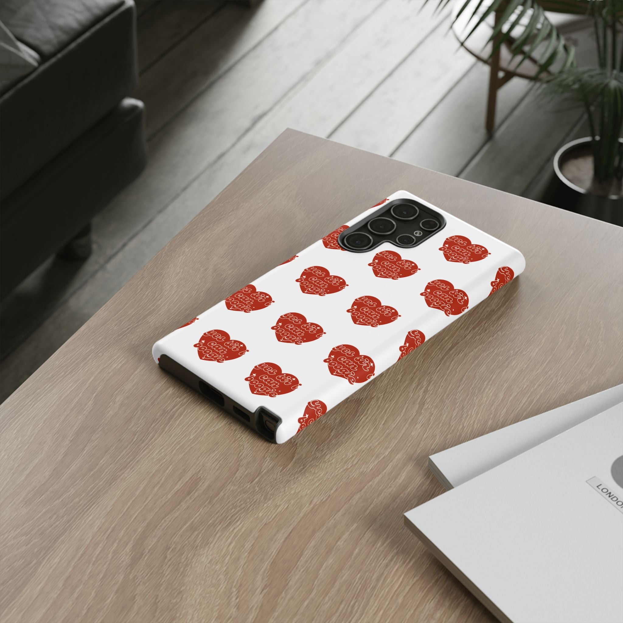 Yes Sir I Can Boogie heart pattern Phone Case | iPhone Samsung protective case