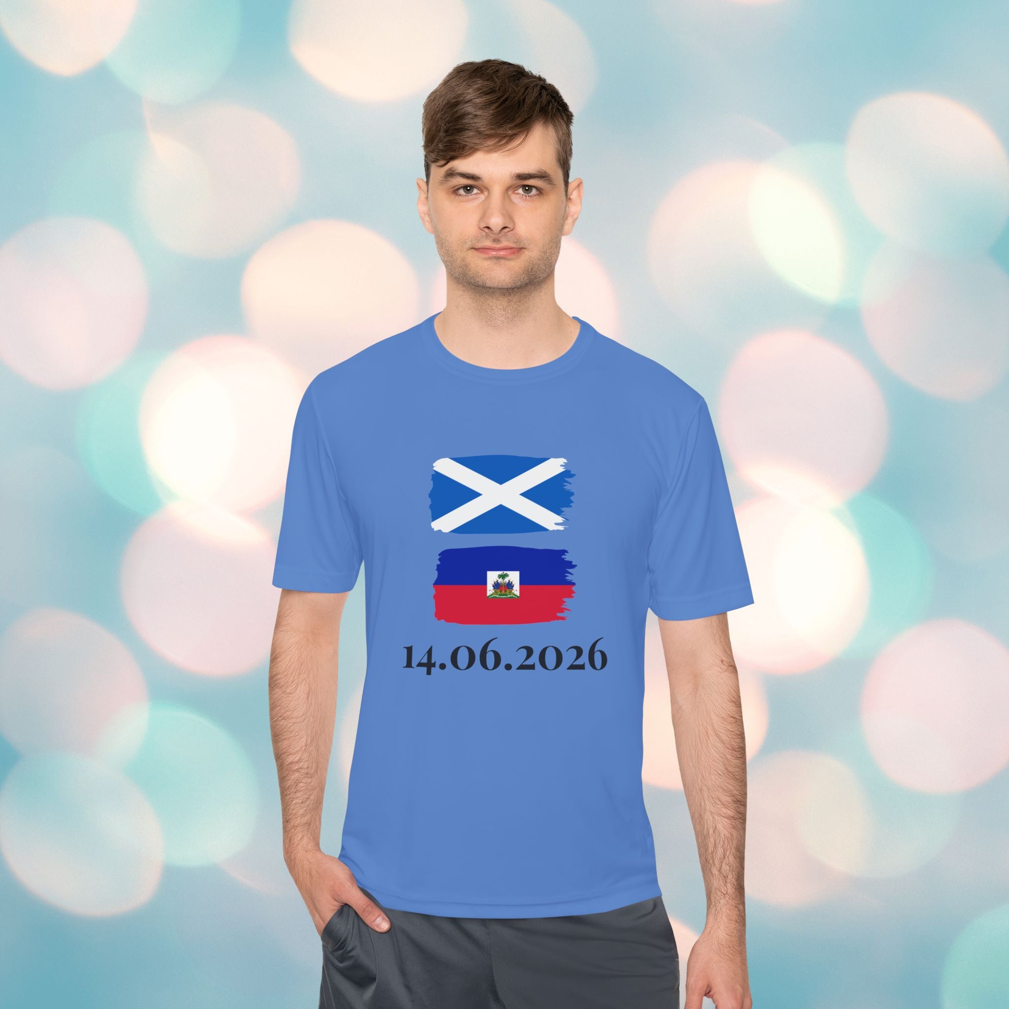 Scotland vs Haiti World Cup Tee — Match Date Comfy Soccer Shirt