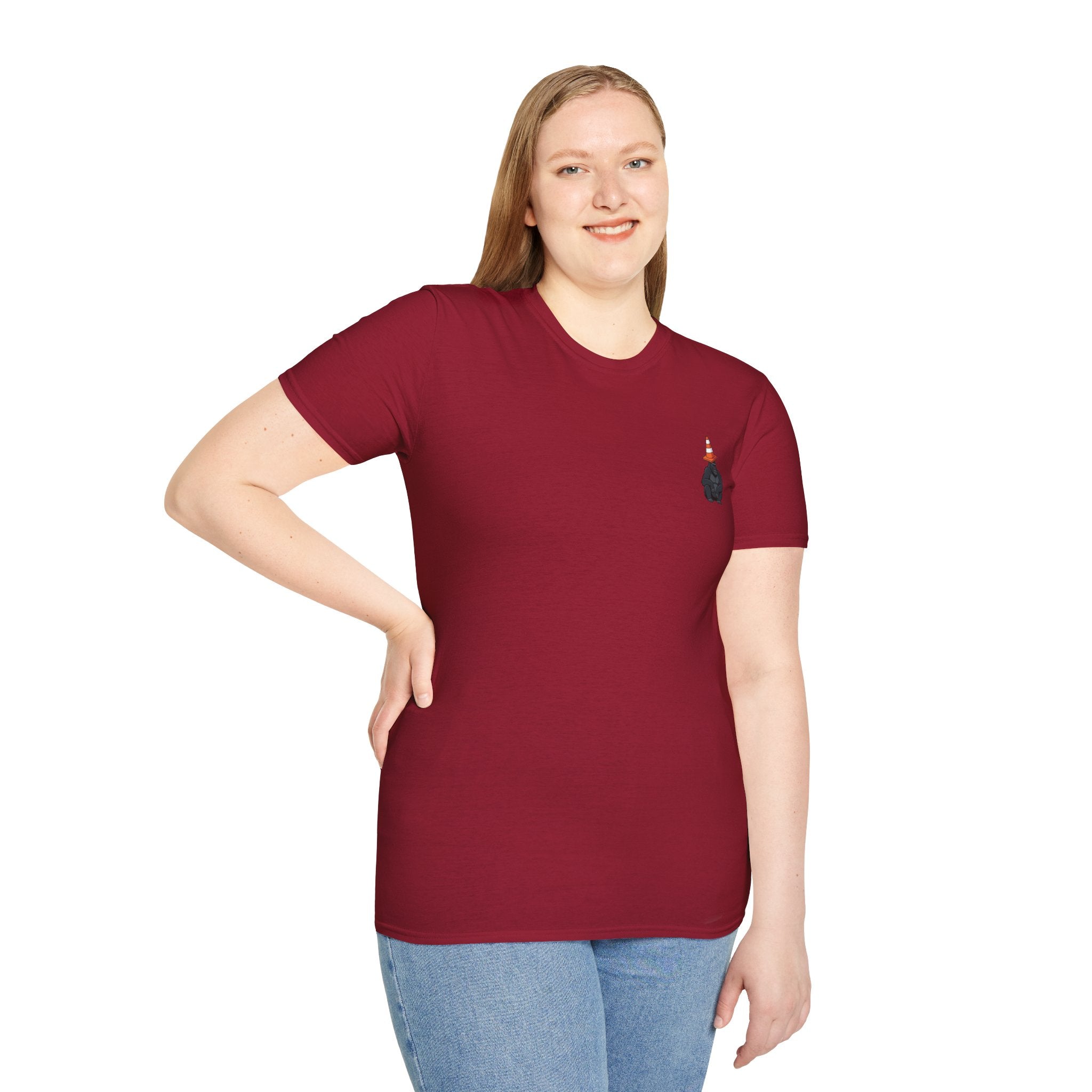 Copy of Boston Skyline Tee — Playful Traffic Cone Graphic (Boston & Scotland Fans)