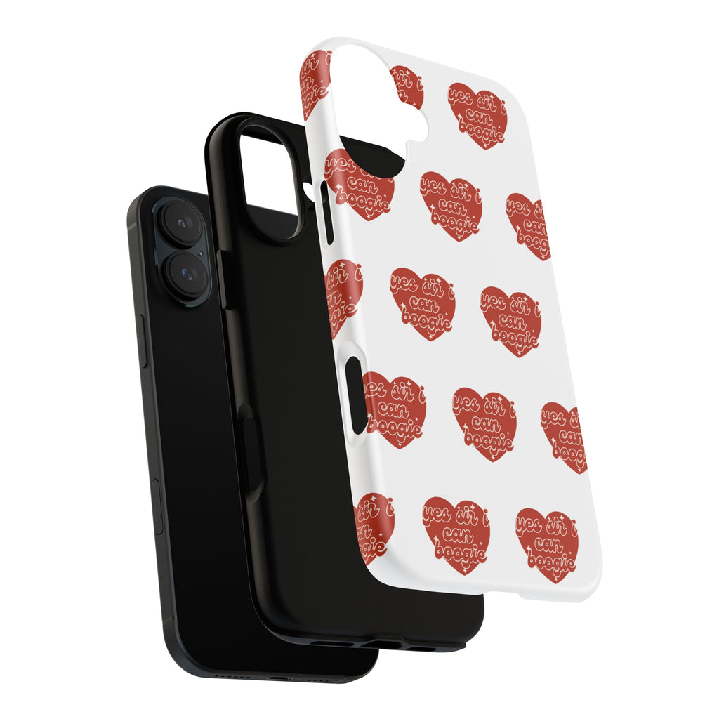 Yes Sir I Can Boogie heart pattern Phone Case | iPhone Samsung protective case