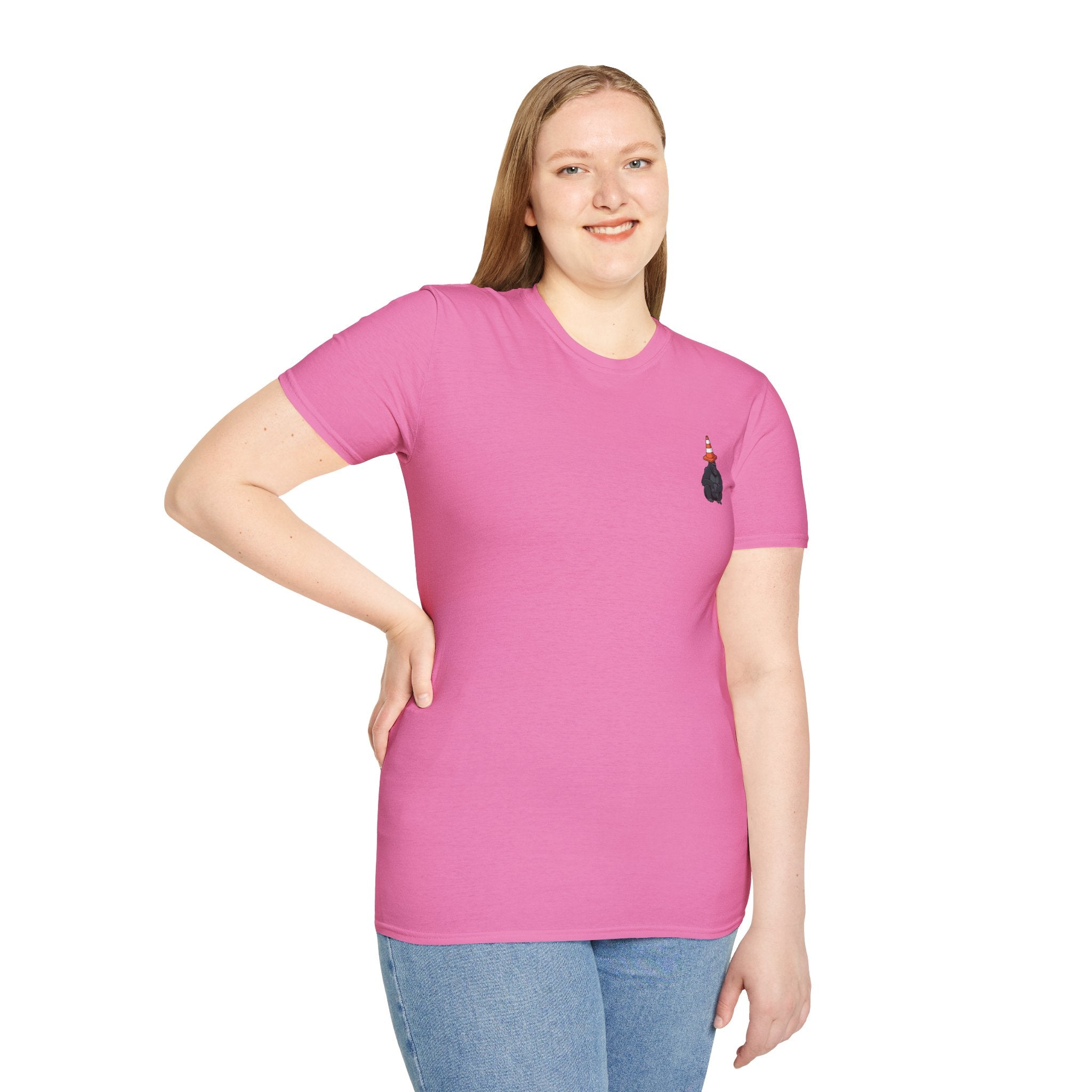 Copy of Boston Skyline Tee — Playful Traffic Cone Graphic (Boston & Scotland Fans)