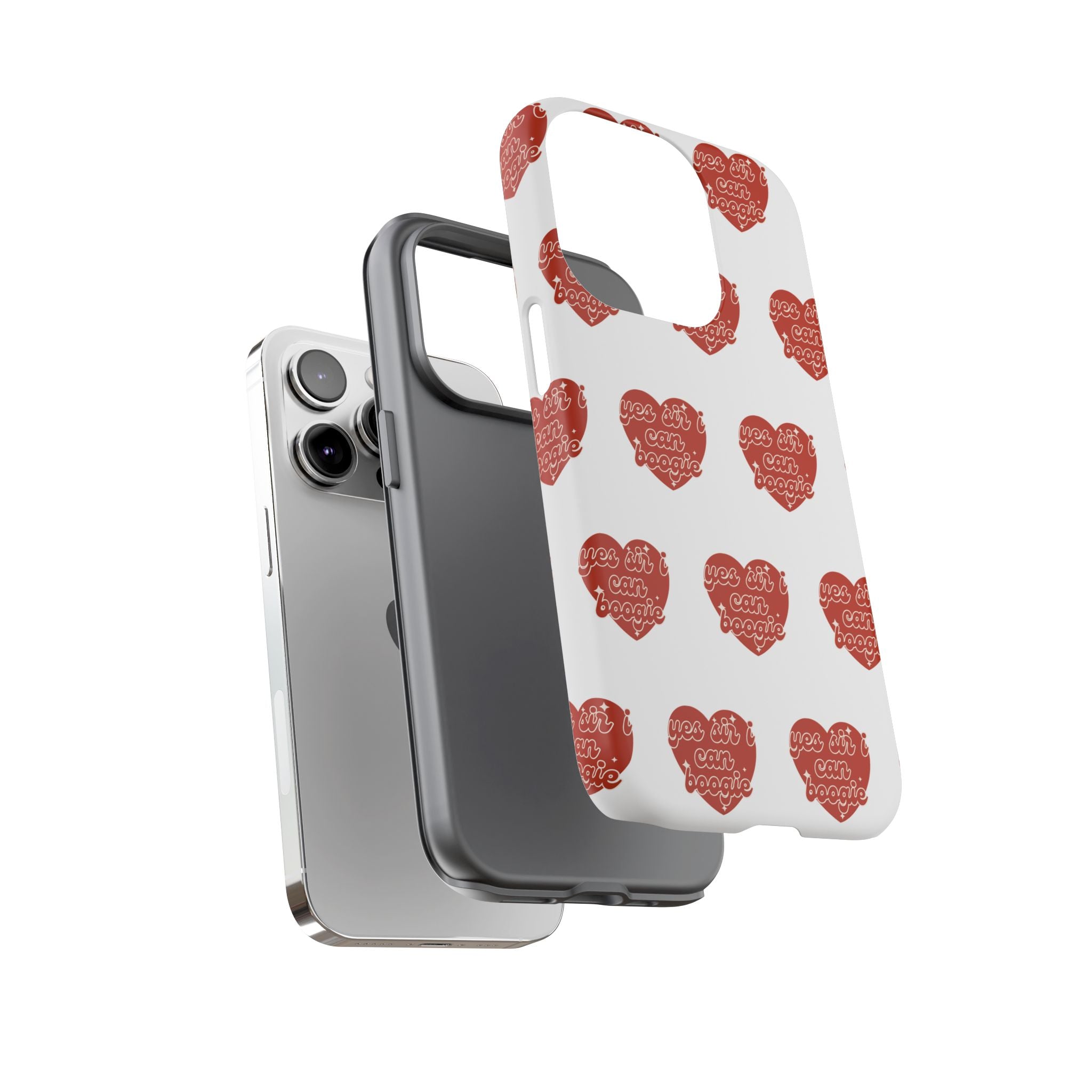 Yes Sir I Can Boogie heart pattern Phone Case | iPhone Samsung protective case