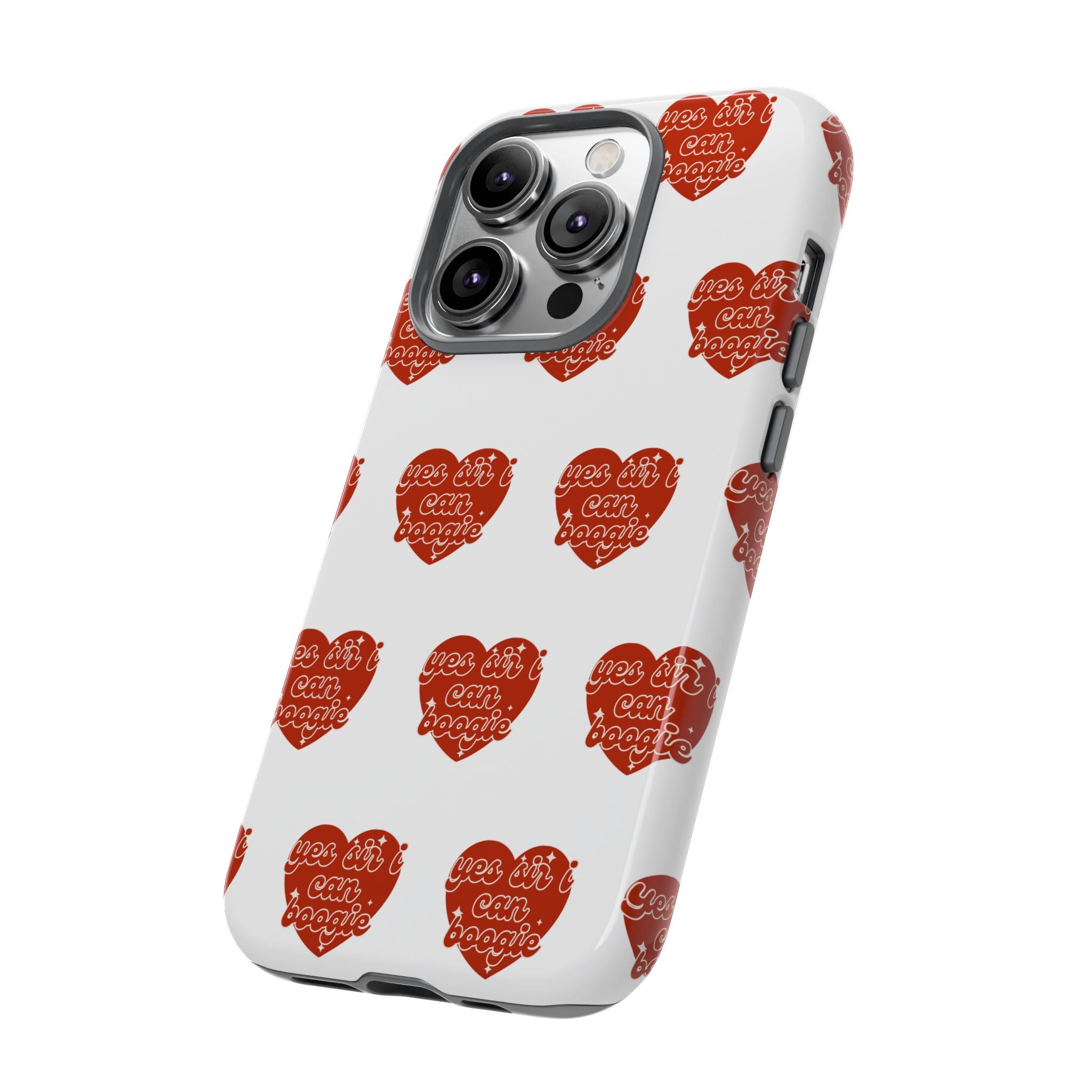 Yes Sir I Can Boogie heart pattern Phone Case | iPhone Samsung protective case