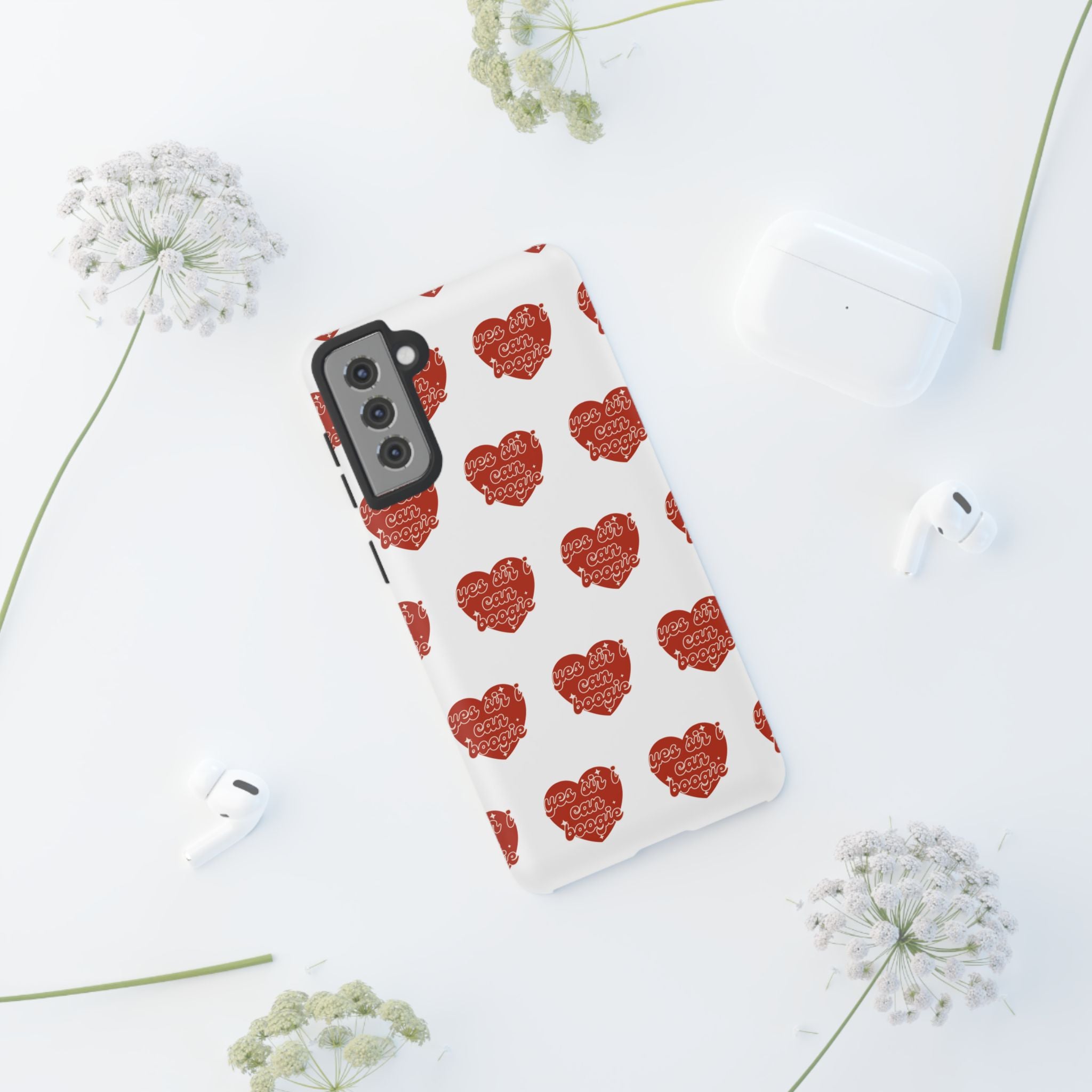 Yes Sir I Can Boogie heart pattern Phone Case | iPhone Samsung protective case