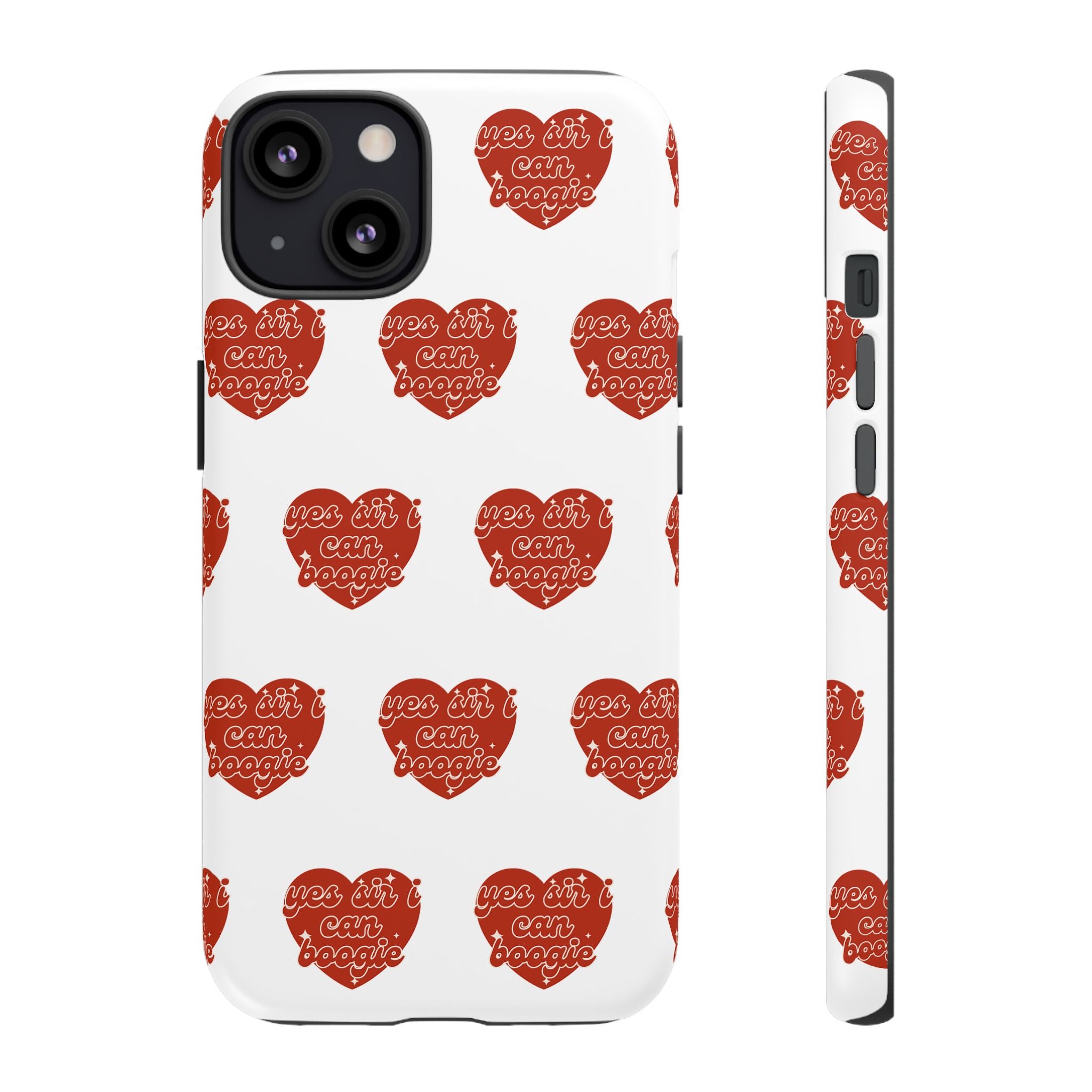 Yes Sir I Can Boogie heart pattern Phone Case | iPhone Samsung protective case