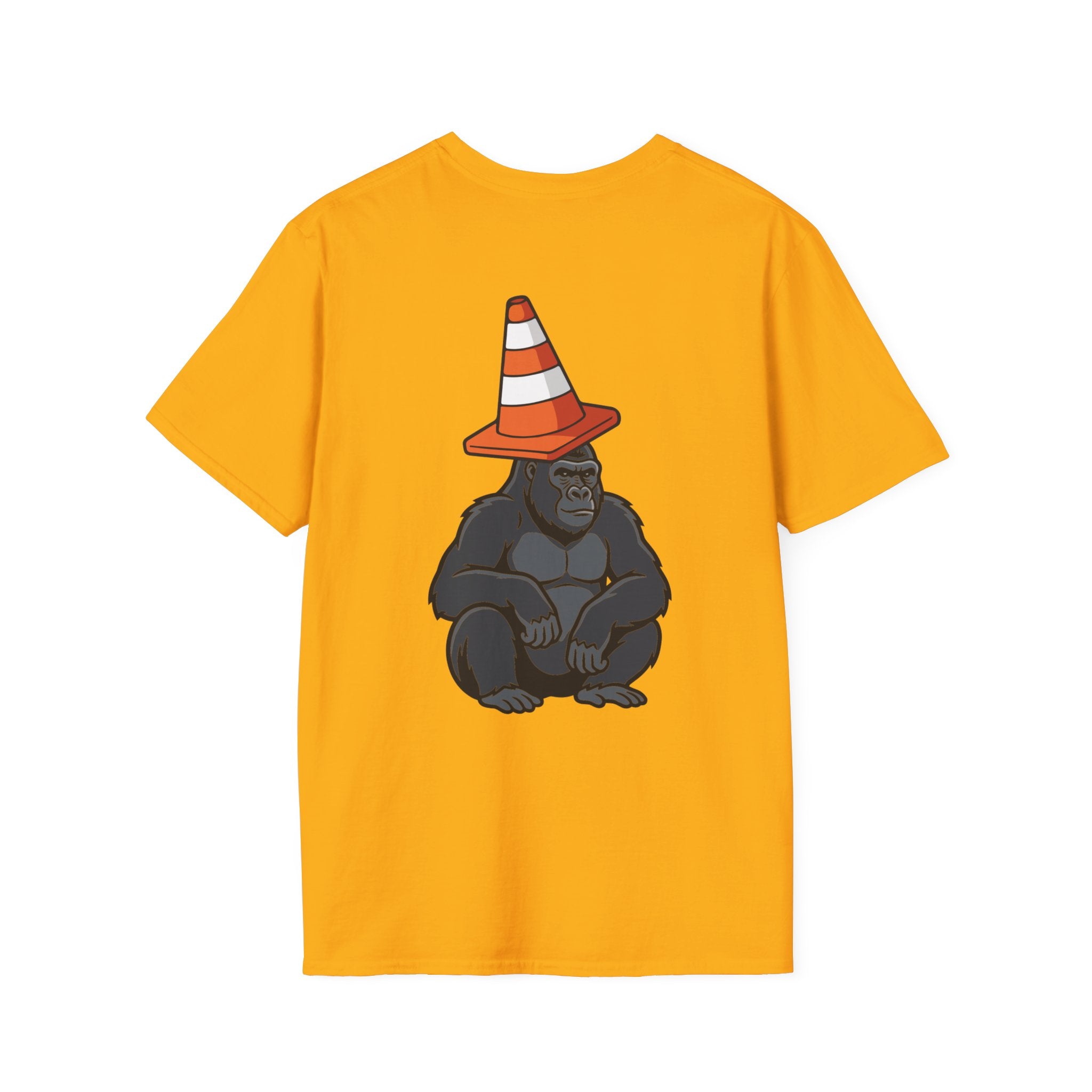 Copy of Boston Skyline Tee — Playful Traffic Cone Graphic (Boston & Scotland Fans)