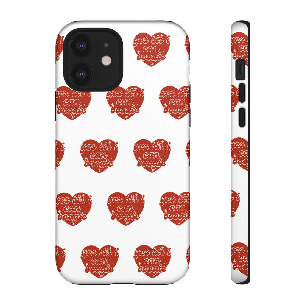 Yes Sir I Can Boogie heart pattern Phone Case | iPhone Samsung protective case