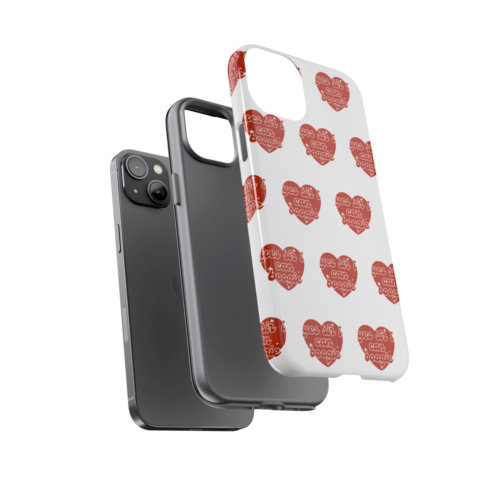 Yes Sir I Can Boogie heart pattern Phone Case | iPhone Samsung protective case