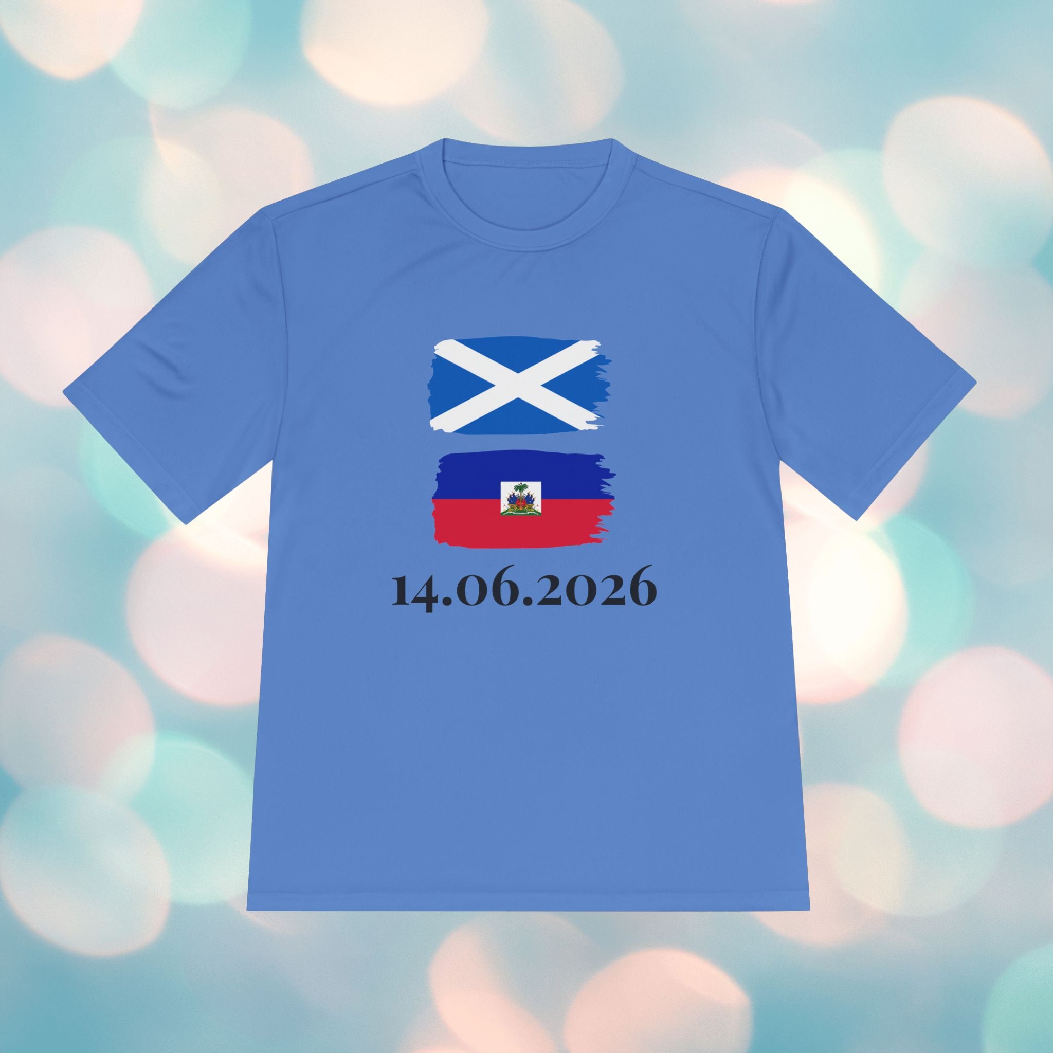 Scotland vs Haiti World Cup Tee — Match Date Comfy Soccer Shirt
