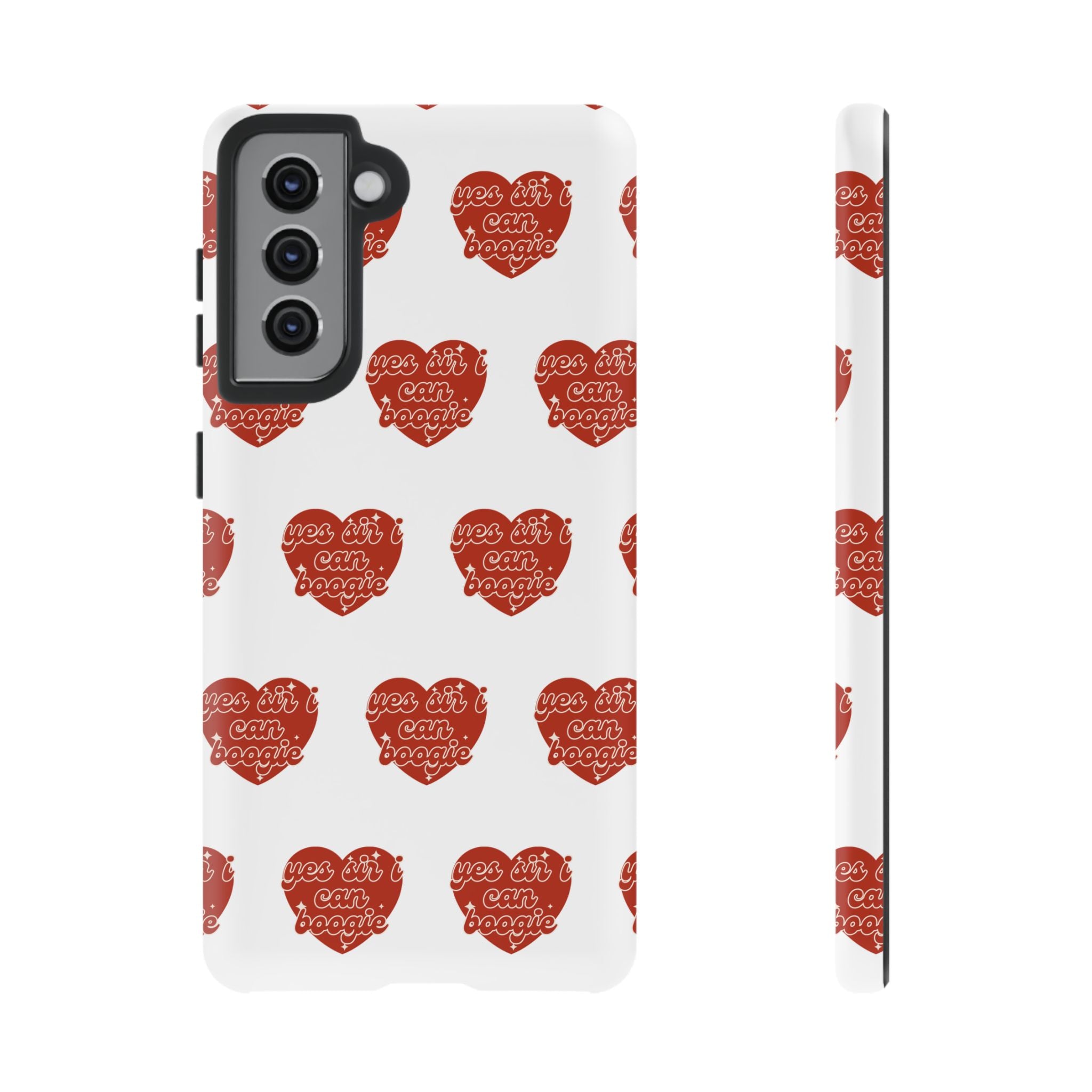 Yes Sir I Can Boogie heart pattern Phone Case | iPhone Samsung protective case