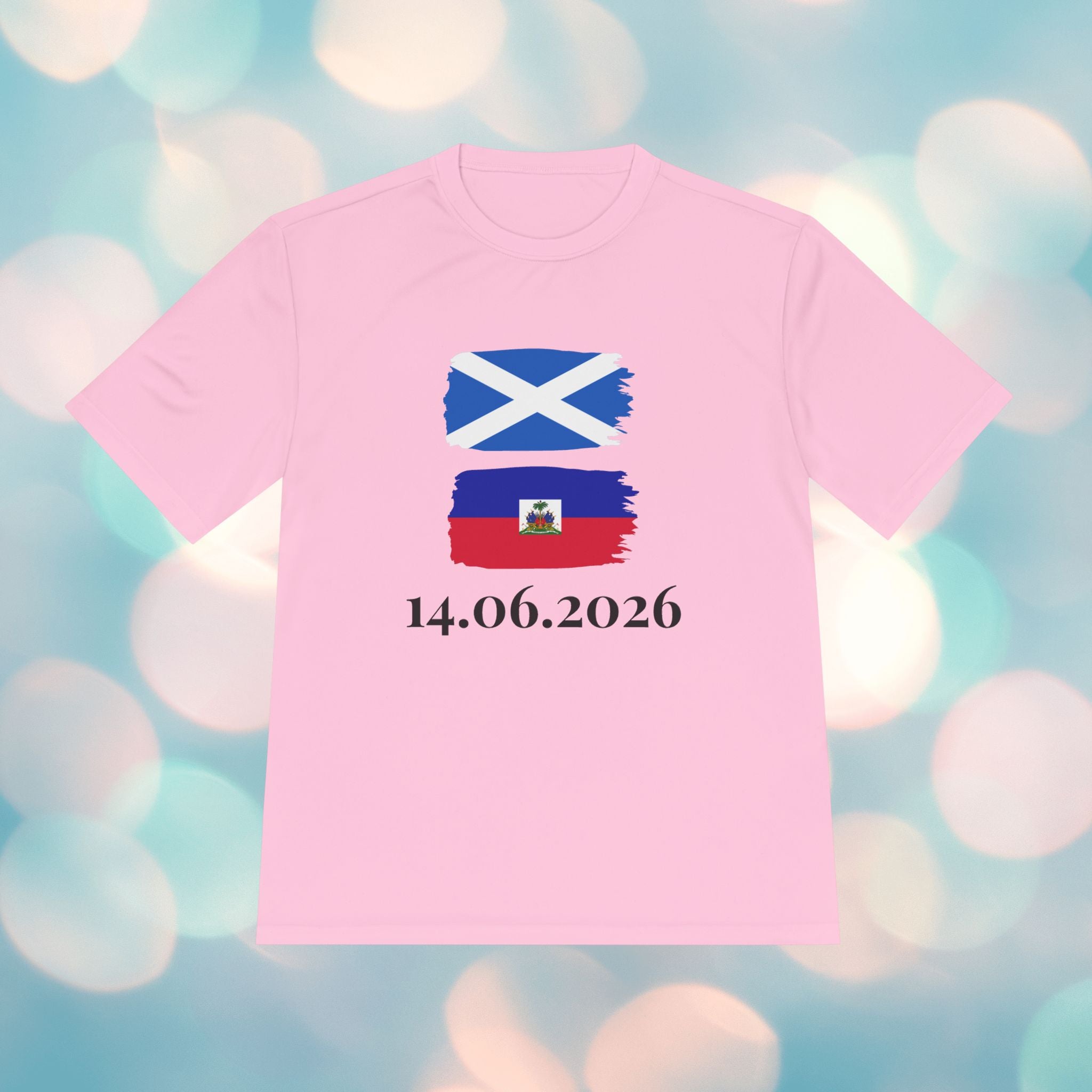 Scotland vs Haiti World Cup Tee — Match Date Comfy Soccer Shirt