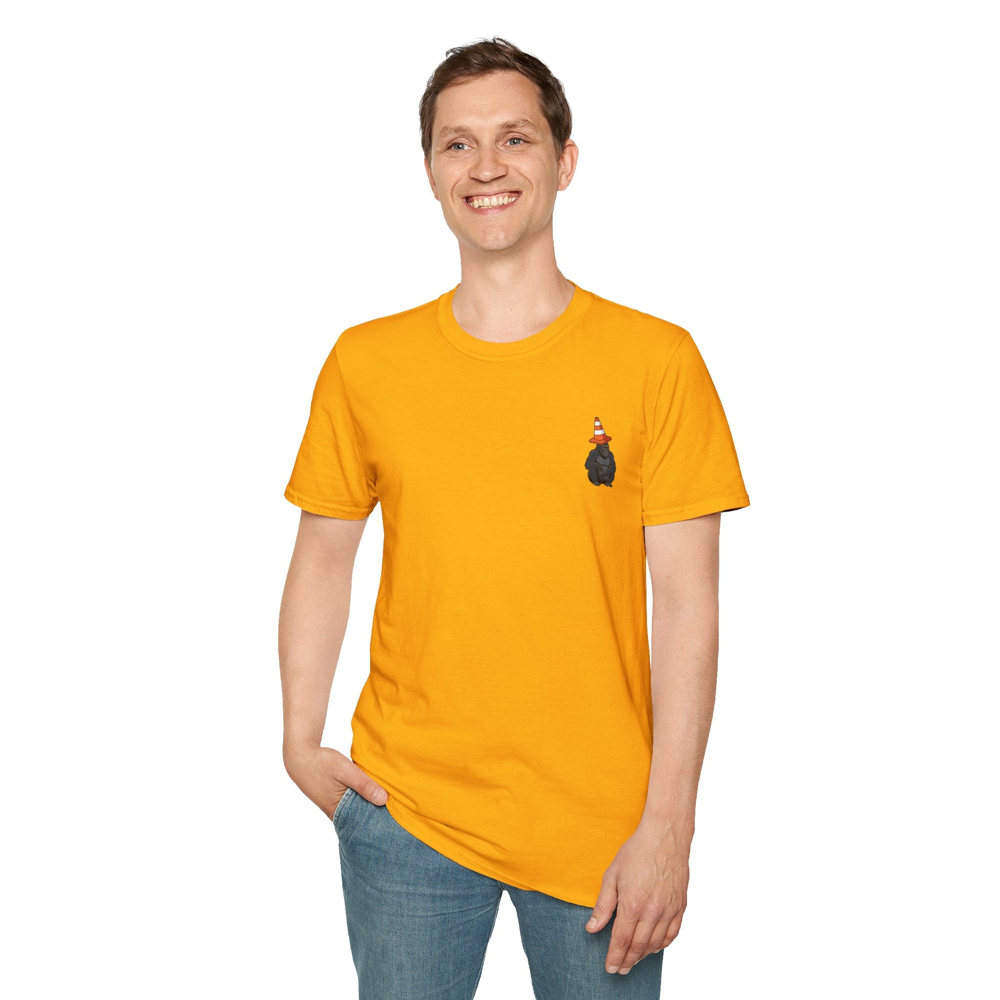 Copy of Boston Skyline Tee — Playful Traffic Cone Graphic (Boston & Scotland Fans)