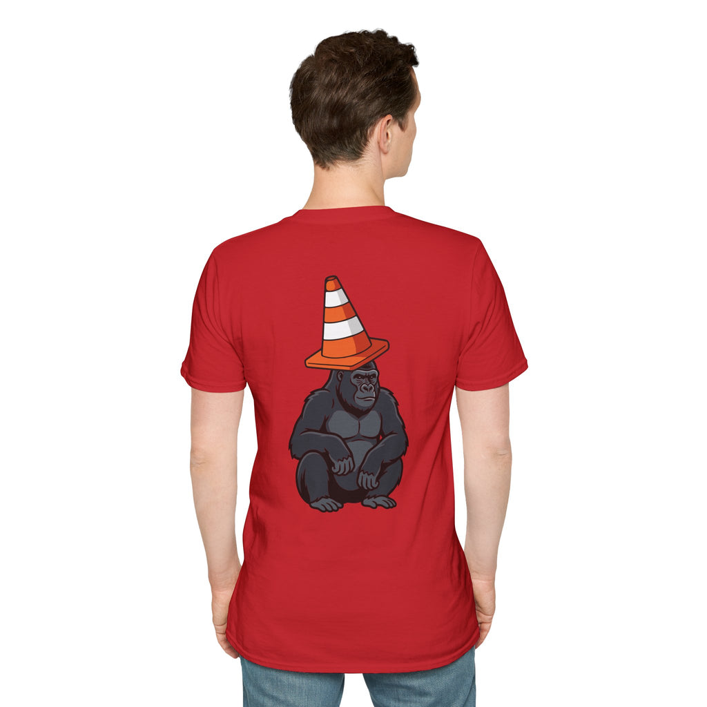 Copy of Boston Skyline Tee — Playful Traffic Cone Graphic (Boston & Scotland Fans)