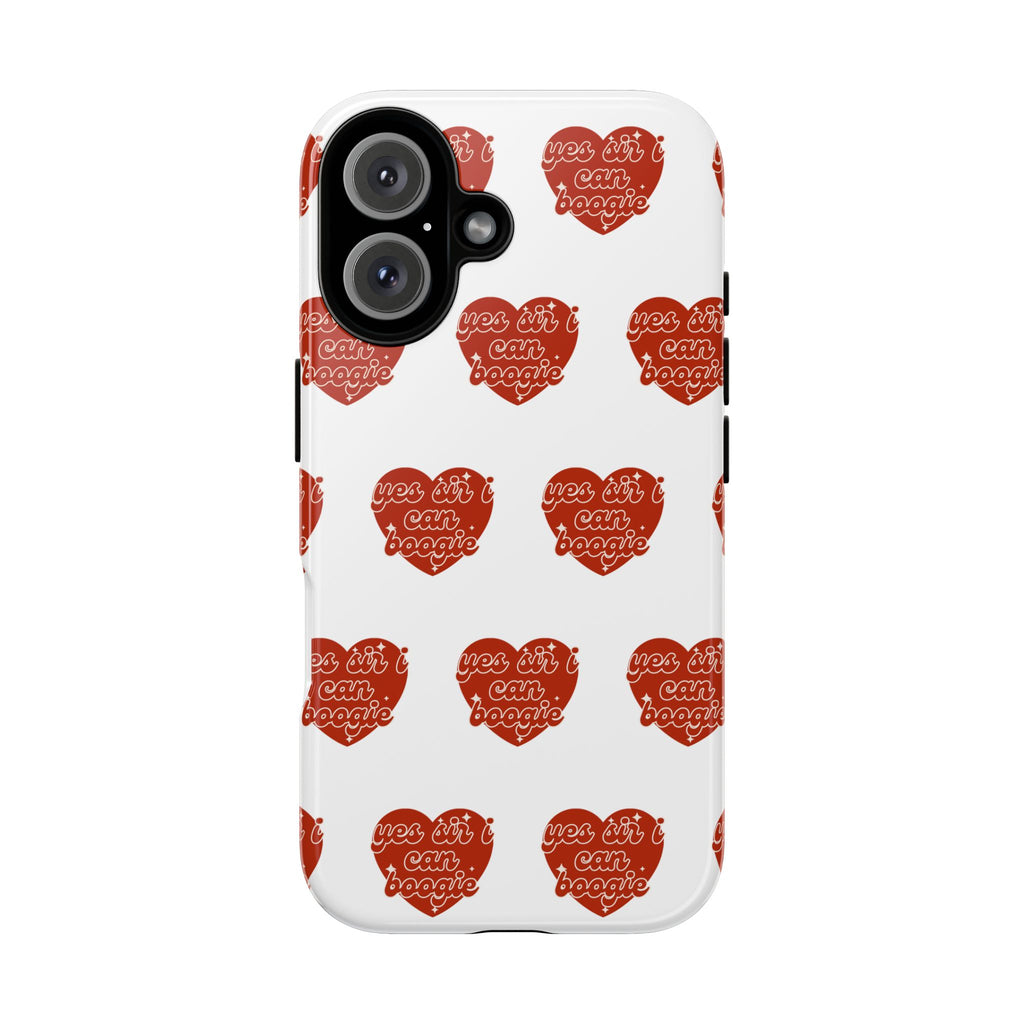 Yes Sir I Can Boogie heart pattern Phone Case | iPhone Samsung protective case