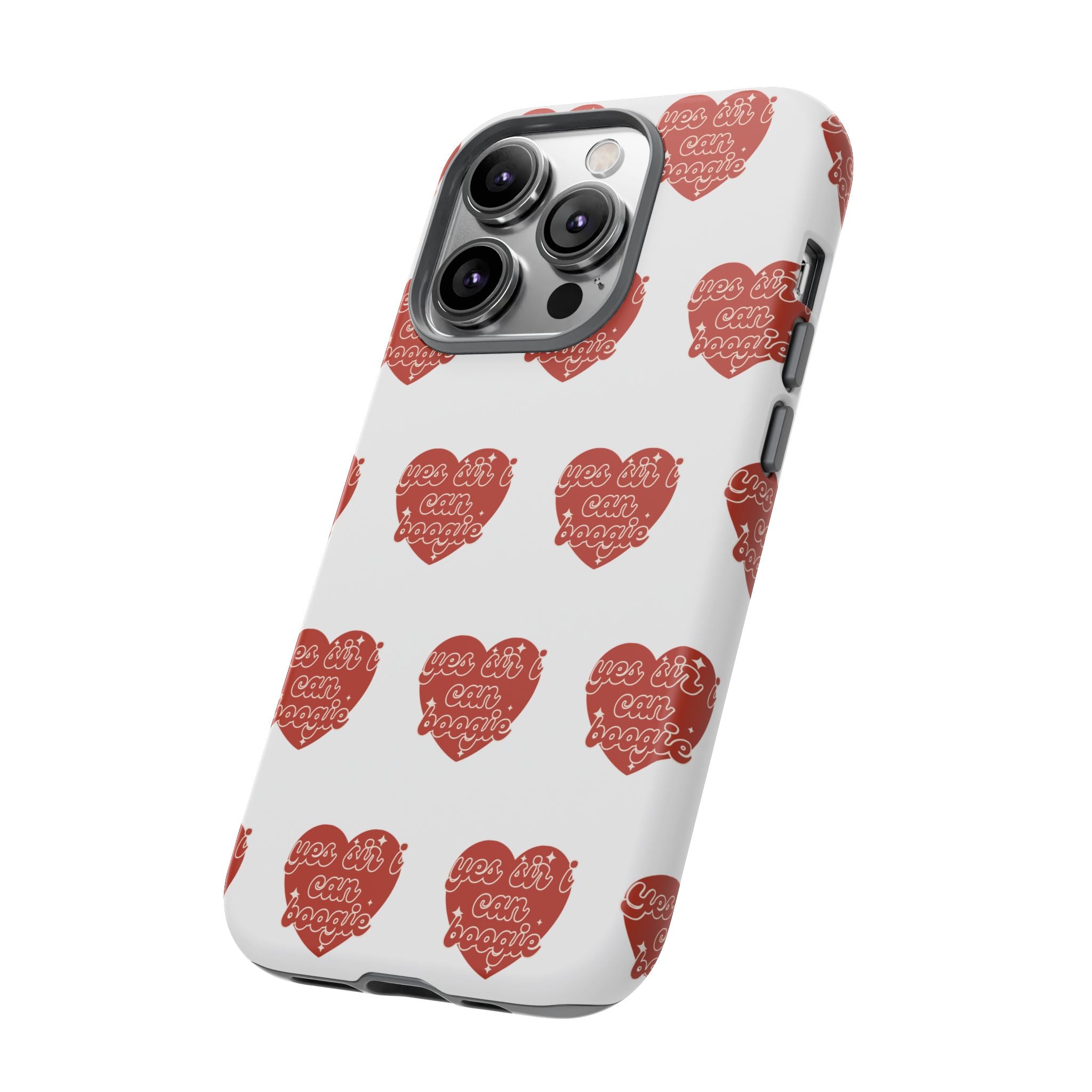 Yes Sir I Can Boogie heart pattern Phone Case | iPhone Samsung protective case