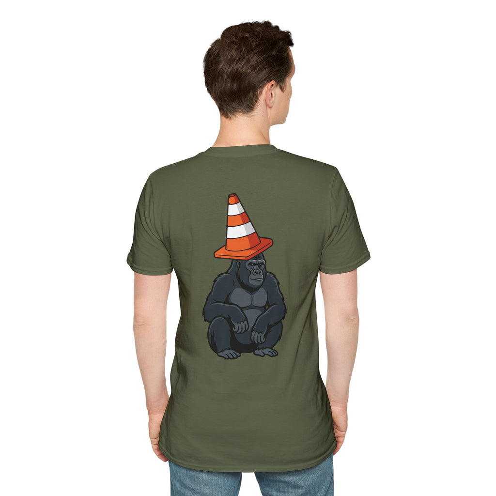 Copy of Boston Skyline Tee — Playful Traffic Cone Graphic (Boston & Scotland Fans)
